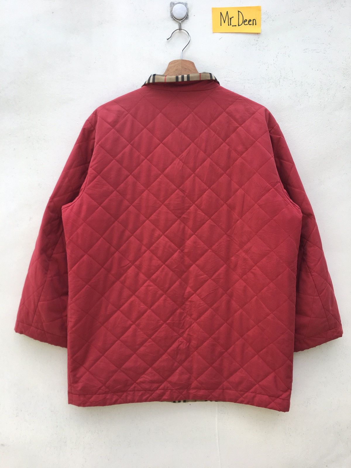 Burberry × Vintage Vintage Burberry Reversible Checkered Quilted Jacket Size US L / EU 52-54 / 3 - 17 Thumbnail