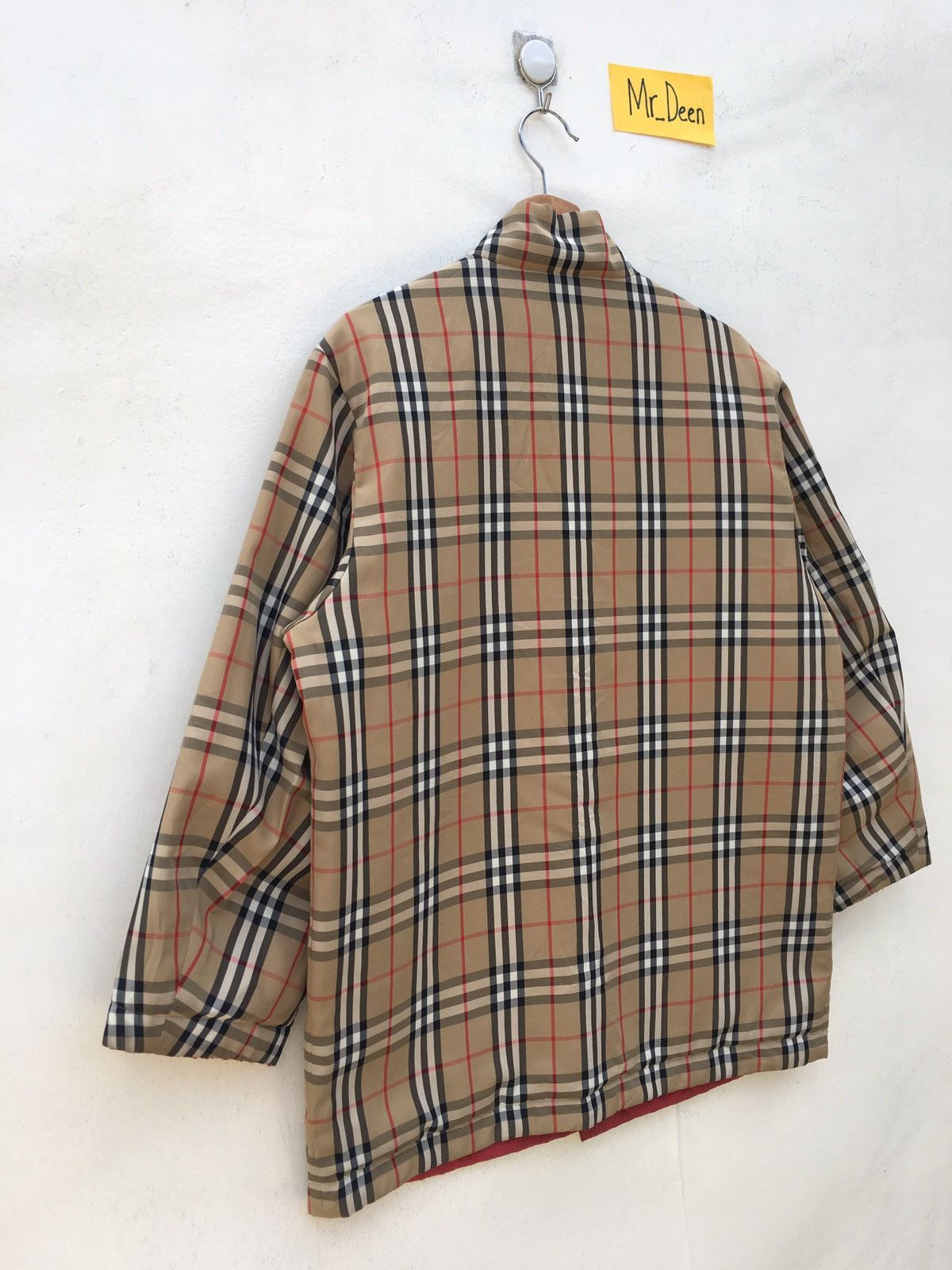 Burberry × Vintage Vintage Burberry Reversible Checkered Quilted Jacket Size US L / EU 52-54 / 3 - 8 Thumbnail