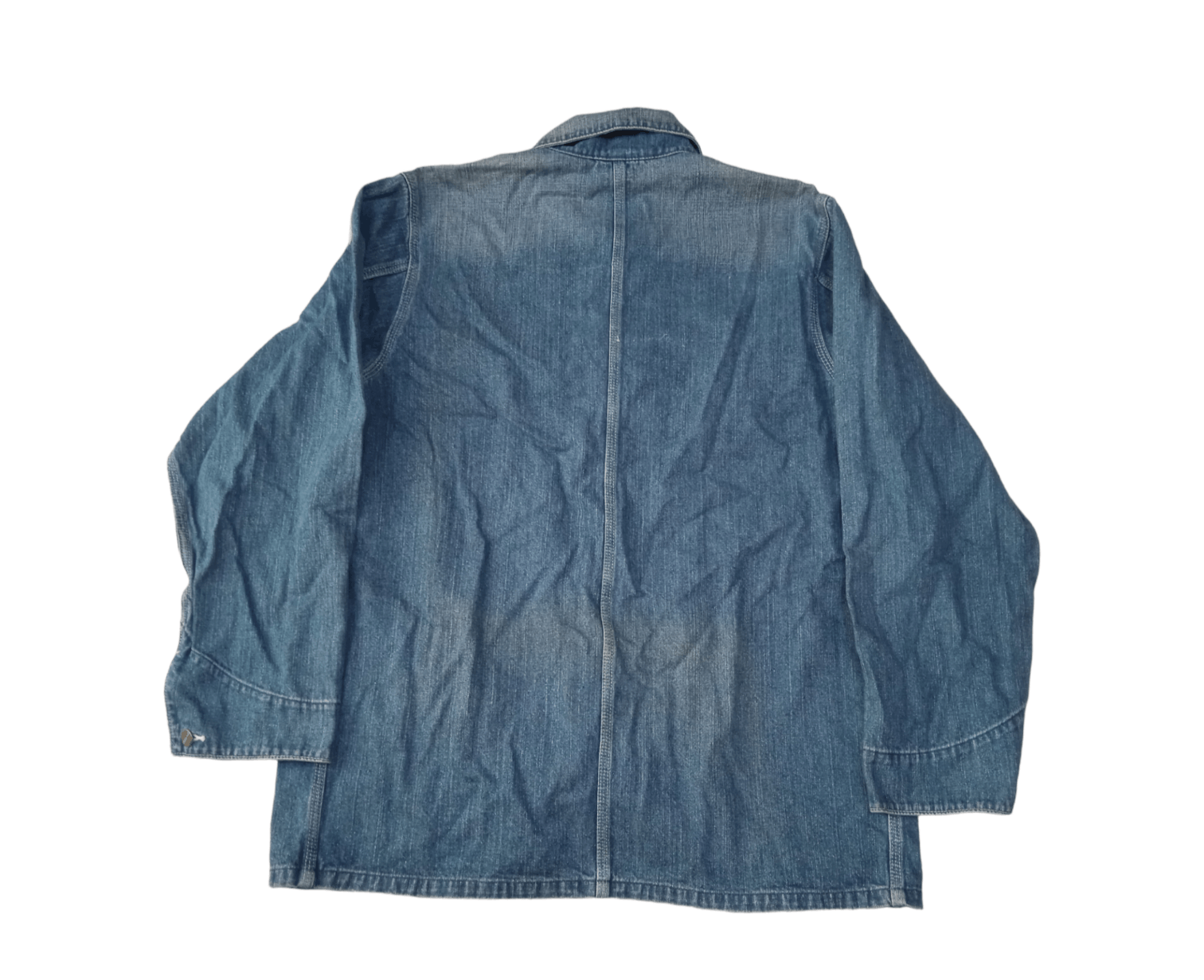 Vintage Carhartt Japan Washed Denim Chore Barn Jacket Y2K Size US L / EU 52-54 / 3 - 2 Thumbnail