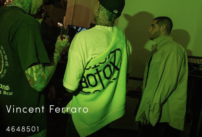 ALEXANDER DIGENOVA Alexander DiGenova x 4G 1/1 NEON LIME GREEN BOTOX SWEATER Size US L / EU 52-54 / 3 - 17 Thumbnail