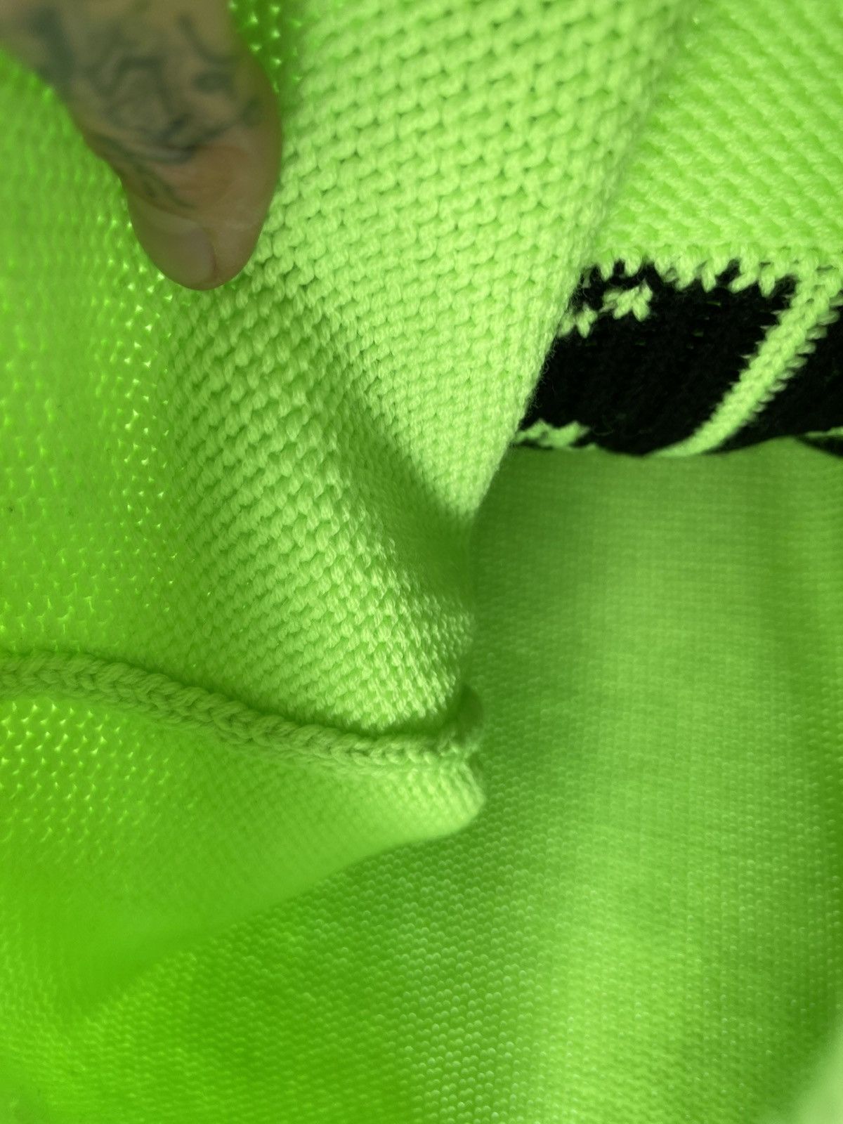 ALEXANDER DIGENOVA Alexander DiGenova x 4G 1/1 NEON LIME GREEN BOTOX SWEATER Size US L / EU 52-54 / 3 - 9 Thumbnail
