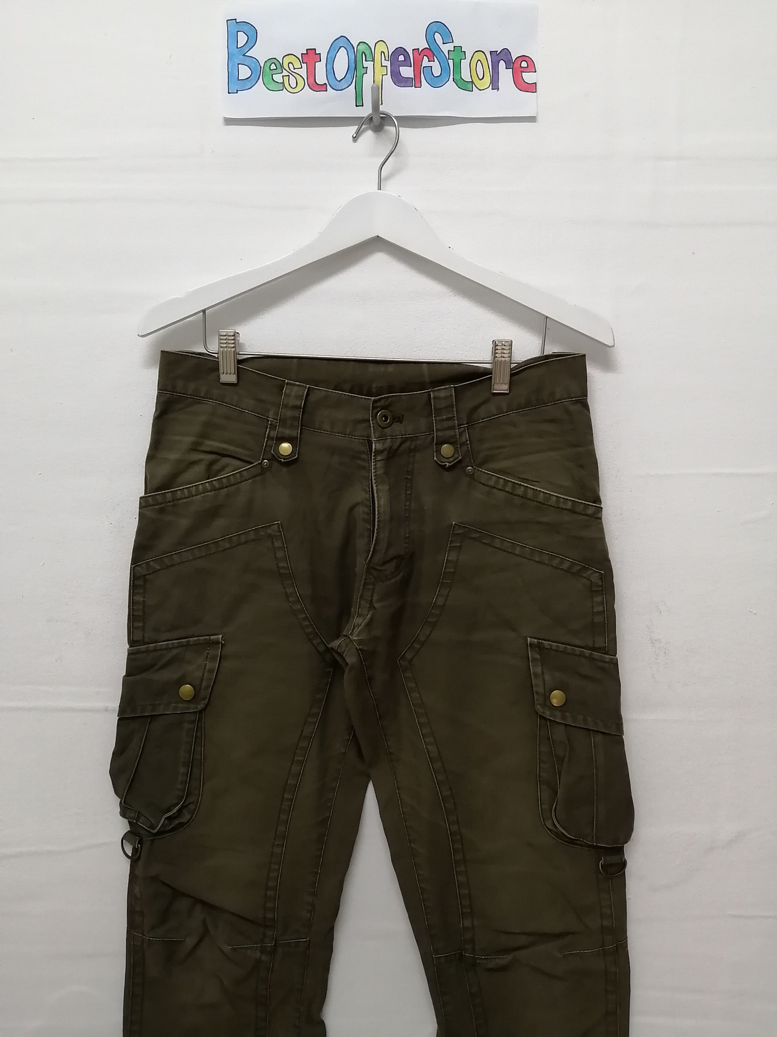 Issey Miyake Vintage Issey Miyake TETE HOMME Cargo Pants Size US 32 / EU 48 - 2 Thumbnail