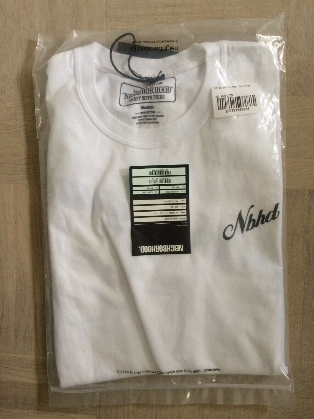 Neighborhood NEIGHBORHOOD NBHD Squad Tee Shirt Size US M / EU 48-50 / 2 - 4 Thumbnail