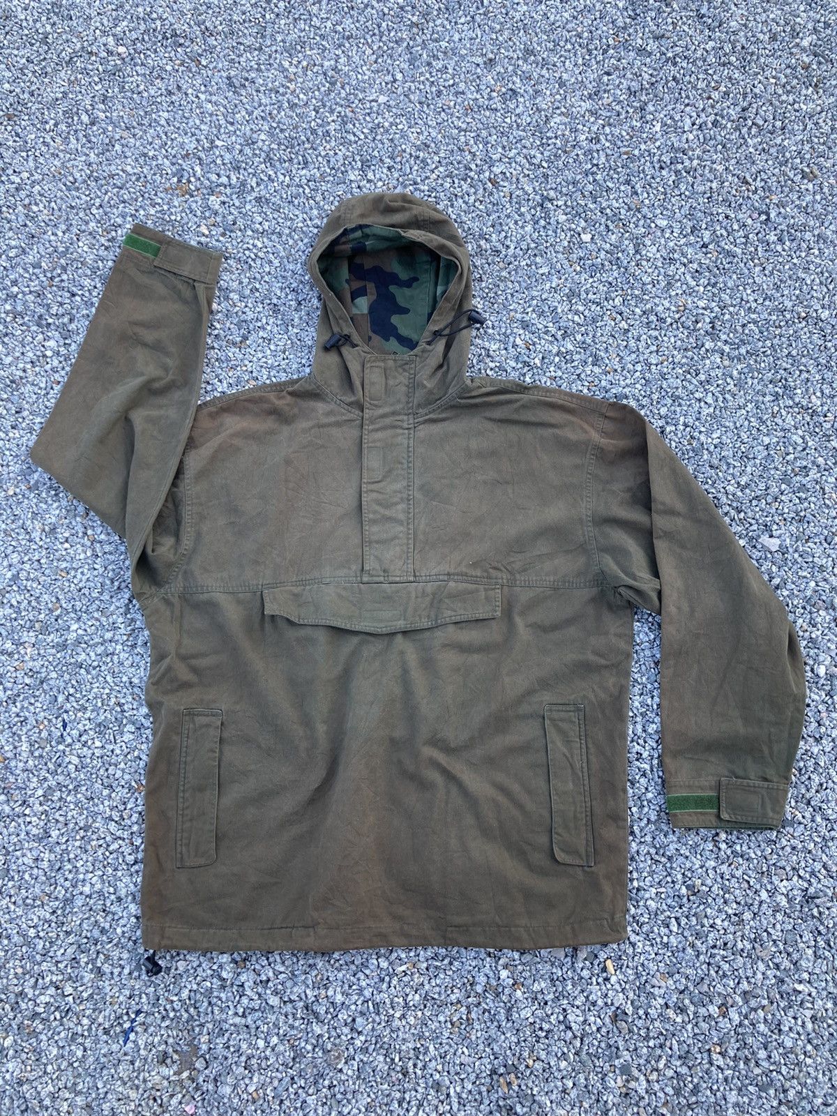 Japanese Brand Green Army Flying Jacket Anorak Size US XL / EU 56 / 4 - 1 Thumbnail