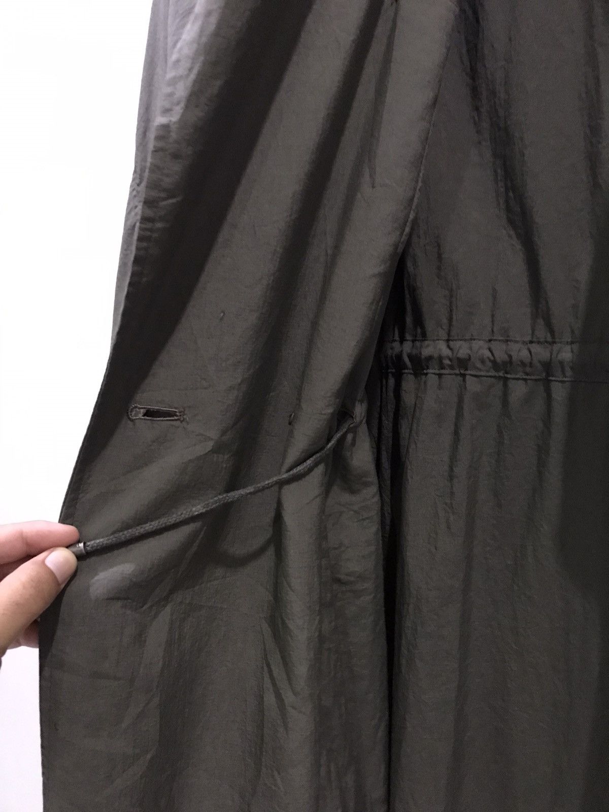 Issey Miyake Vintage 90s Oversize ISSEY MIYAKE Military Green Wind Coat Size US M / EU 48-50 / 2 - 13 Thumbnail
