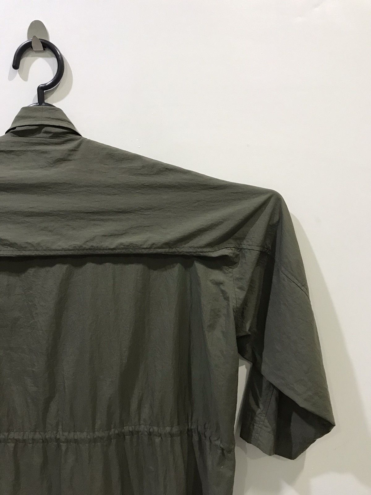 Issey Miyake Vintage 90s Oversize ISSEY MIYAKE Military Green Wind Coat Size US M / EU 48-50 / 2 - 9 Thumbnail