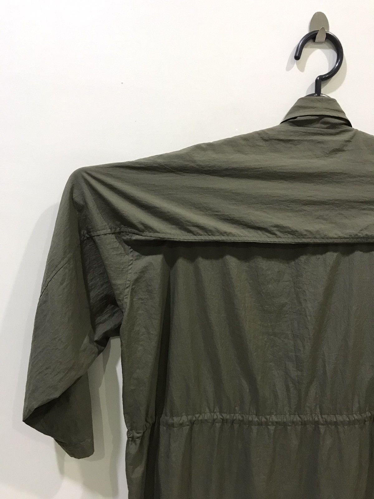 Issey Miyake Vintage 90s Oversize ISSEY MIYAKE Military Green Wind Coat Size US M / EU 48-50 / 2 - 10 Thumbnail