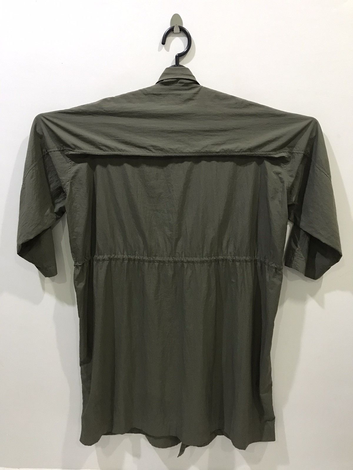 Issey Miyake Vintage 90s Oversize ISSEY MIYAKE Military Green Wind Coat Size US M / EU 48-50 / 2 - 8 Thumbnail