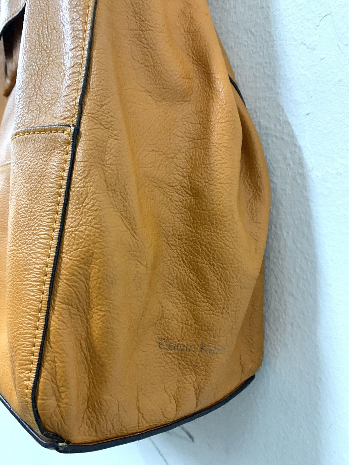 Calvin Klein × Genuine Leather × Leather Calvin Klein Jeans Leather Tote Bag Size ONE SIZE - 5 Thumbnail