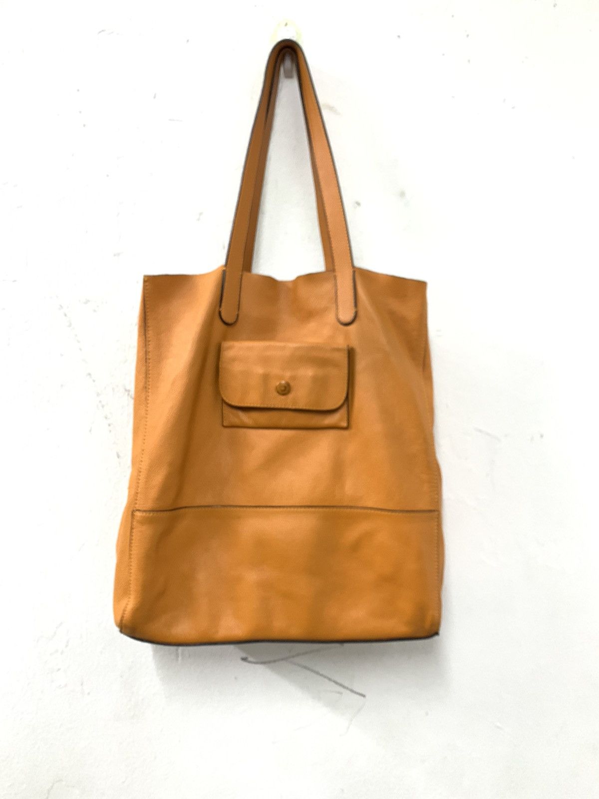 Calvin Klein × Genuine Leather × Leather Calvin Klein Jeans Leather Tote Bag Size ONE SIZE - 1 Thumbnail