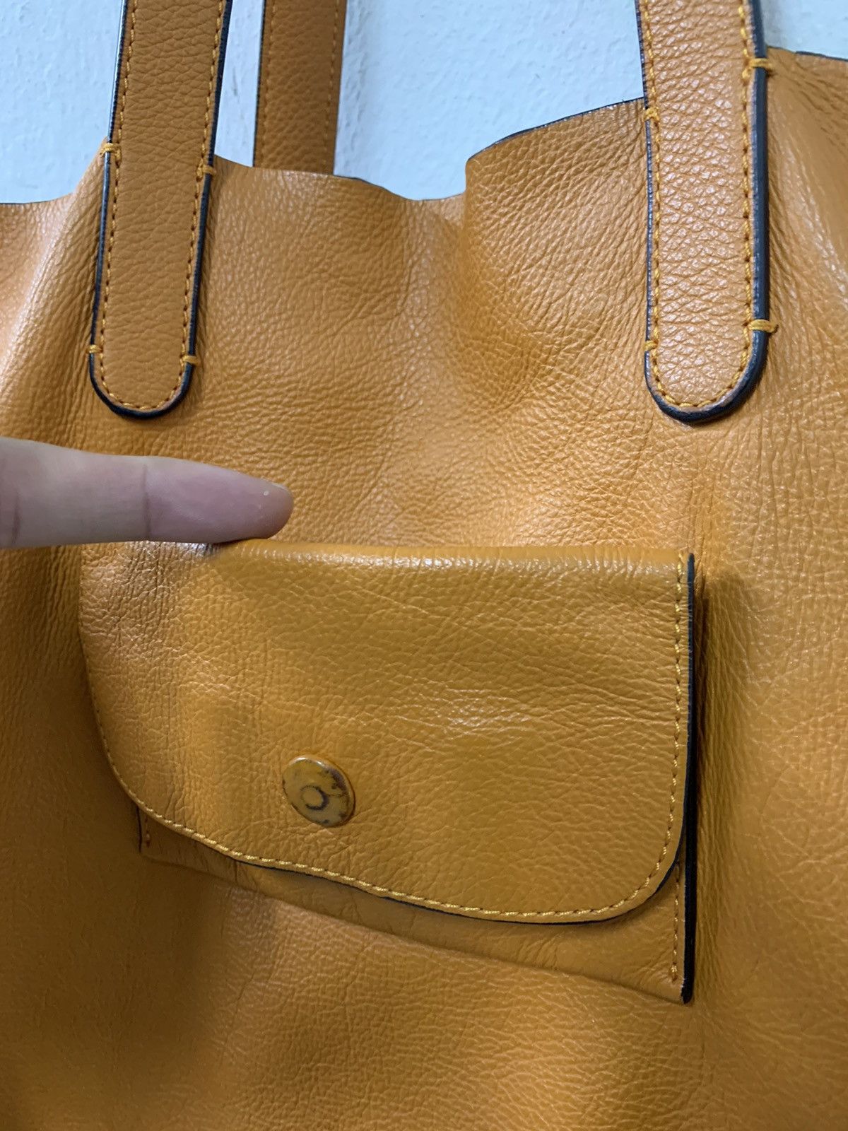 Calvin Klein × Genuine Leather × Leather Calvin Klein Jeans Leather Tote Bag Size ONE SIZE - 3 Thumbnail