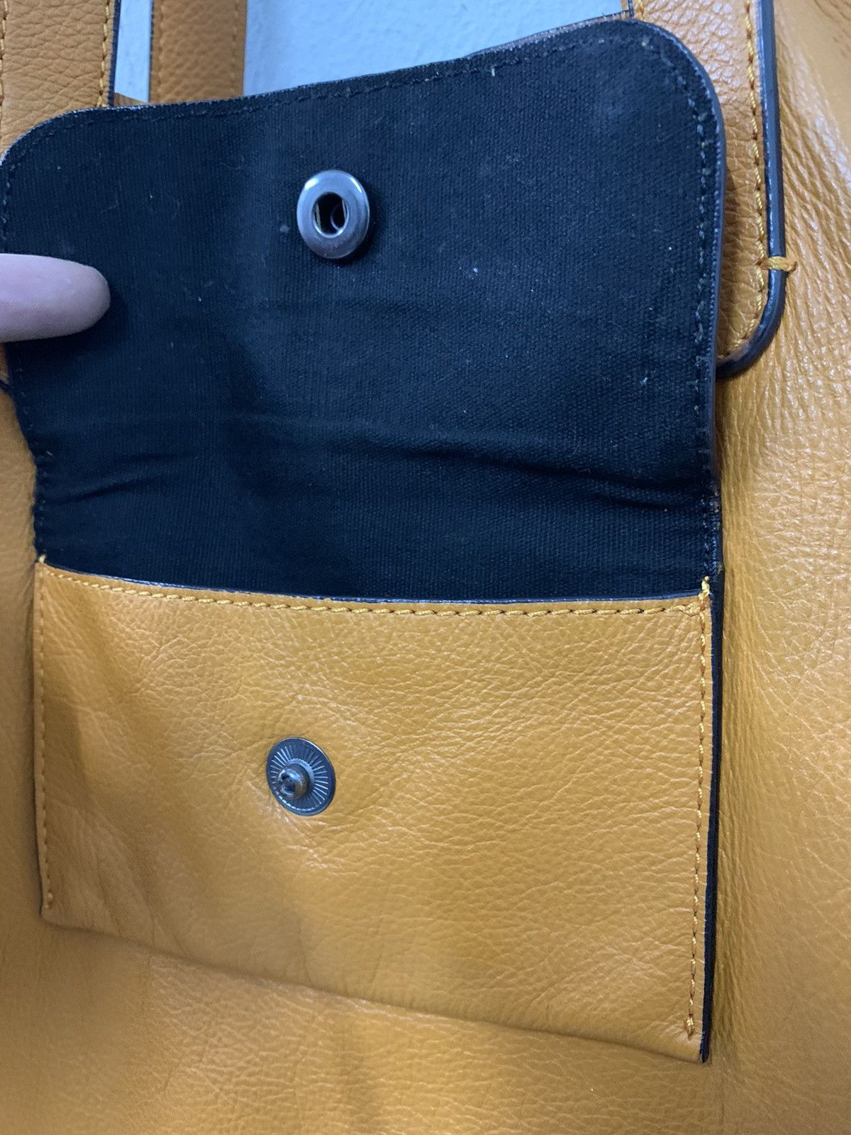 Calvin Klein × Genuine Leather × Leather Calvin Klein Jeans Leather Tote Bag Size ONE SIZE - 4 Thumbnail