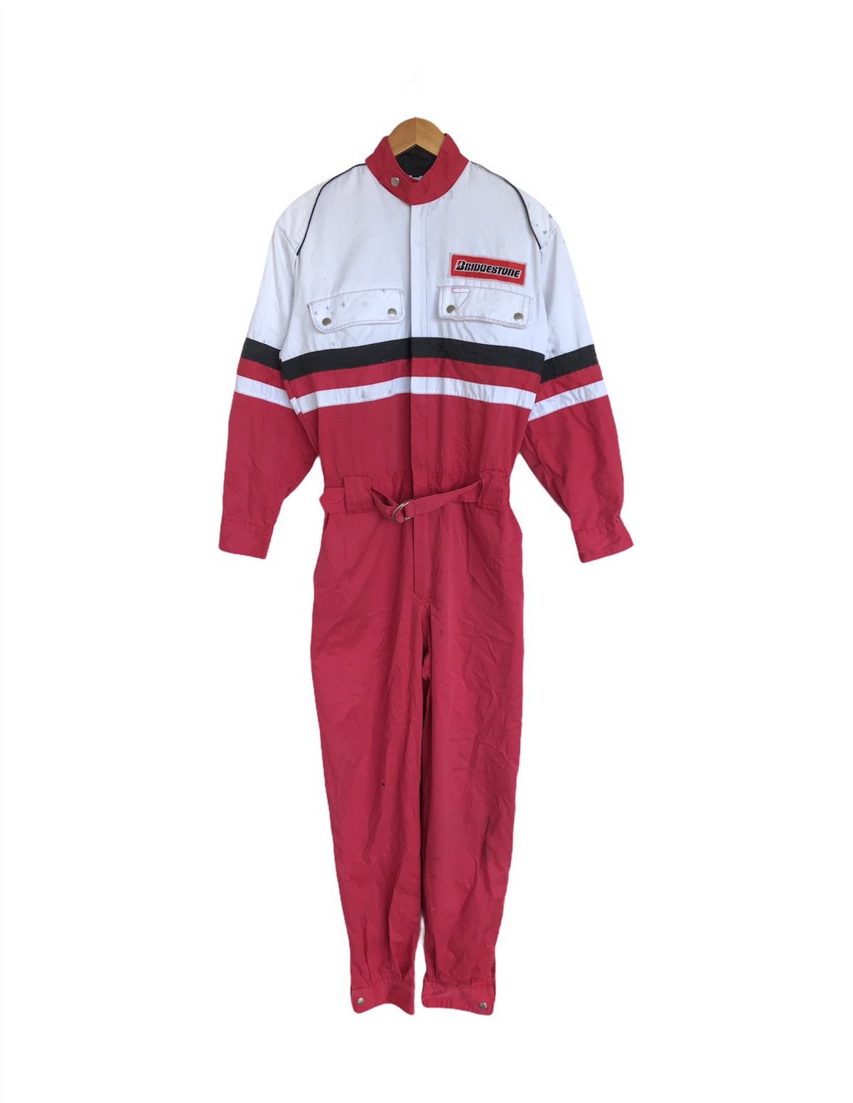 Japanese Brand × Racing Vintage Bridgestone Jumpsuit JDM Japan overalls ...