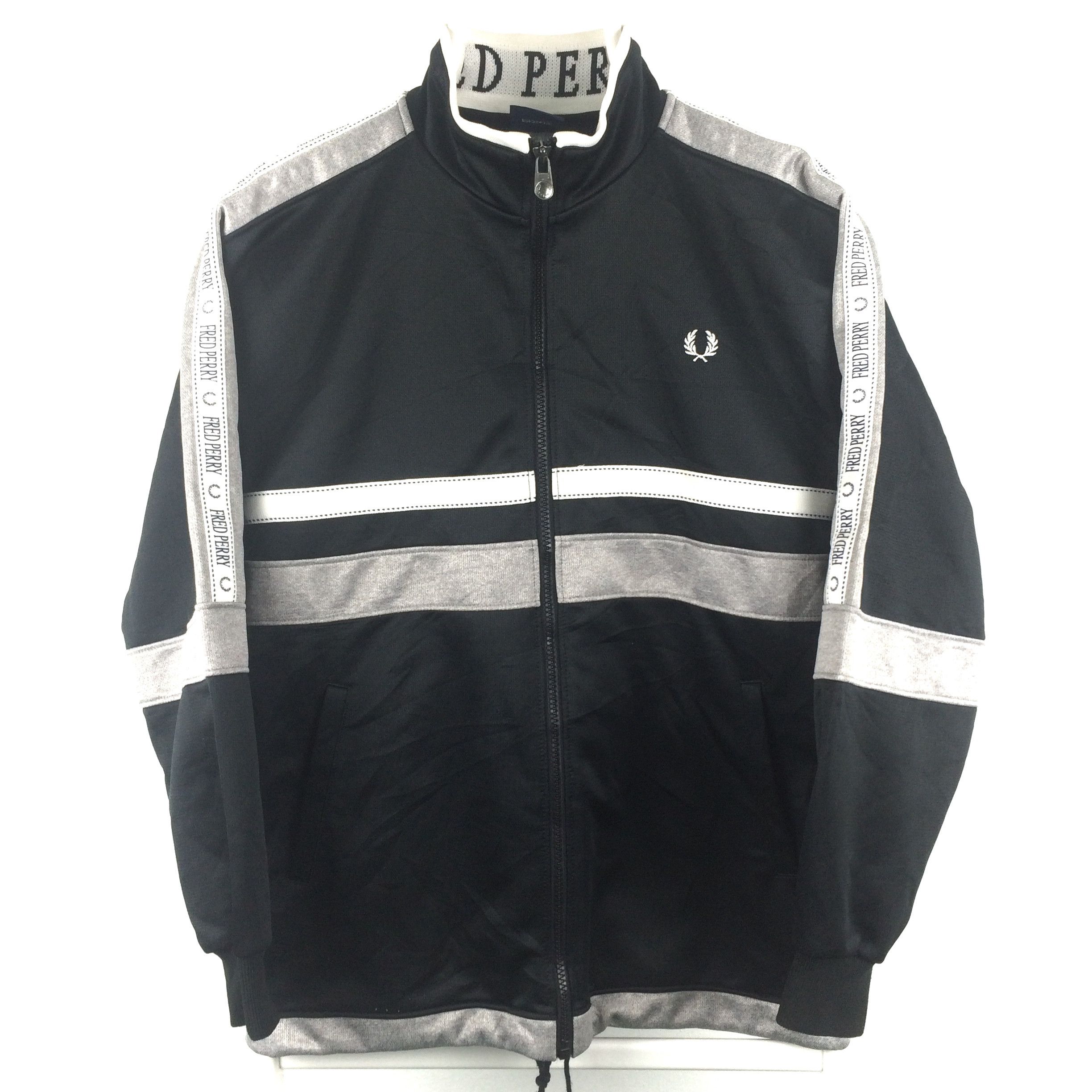 ジャケット・アウター FRED PERRY miritary mods coat dz Fred Perry Mod Coat M Khaki Bomber Jacket with Removable