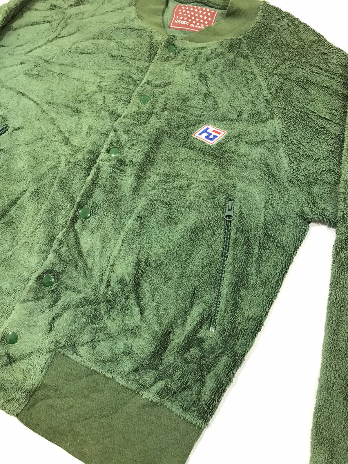Hysteric Glamour × Japanese Brand × Vintage Hysteric Glamour Fleece Jacket Snap Button Size US M / EU 48-50 / 2 - 3 Thumbnail
