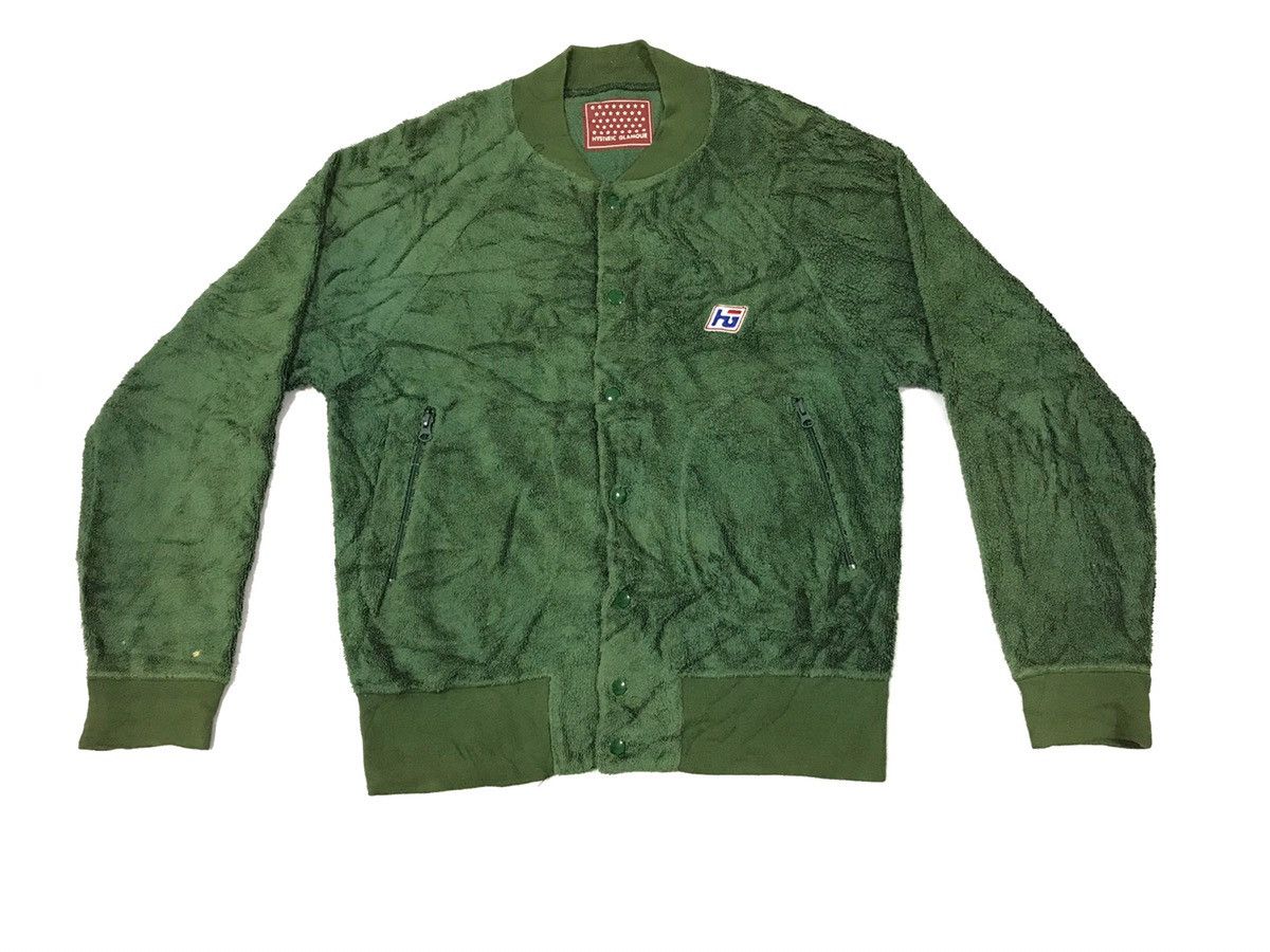 Hysteric Glamour × Japanese Brand × Vintage Hysteric Glamour Fleece Jacket Snap Button Size US M / EU 48-50 / 2 - 1 Thumbnail