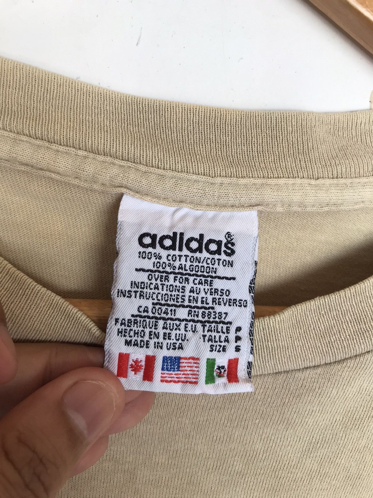 Adidas Vintage 90s Adidas Trefoil Crewneck Tshirt Size US S / EU 44-46 / 1 - 4 Thumbnail