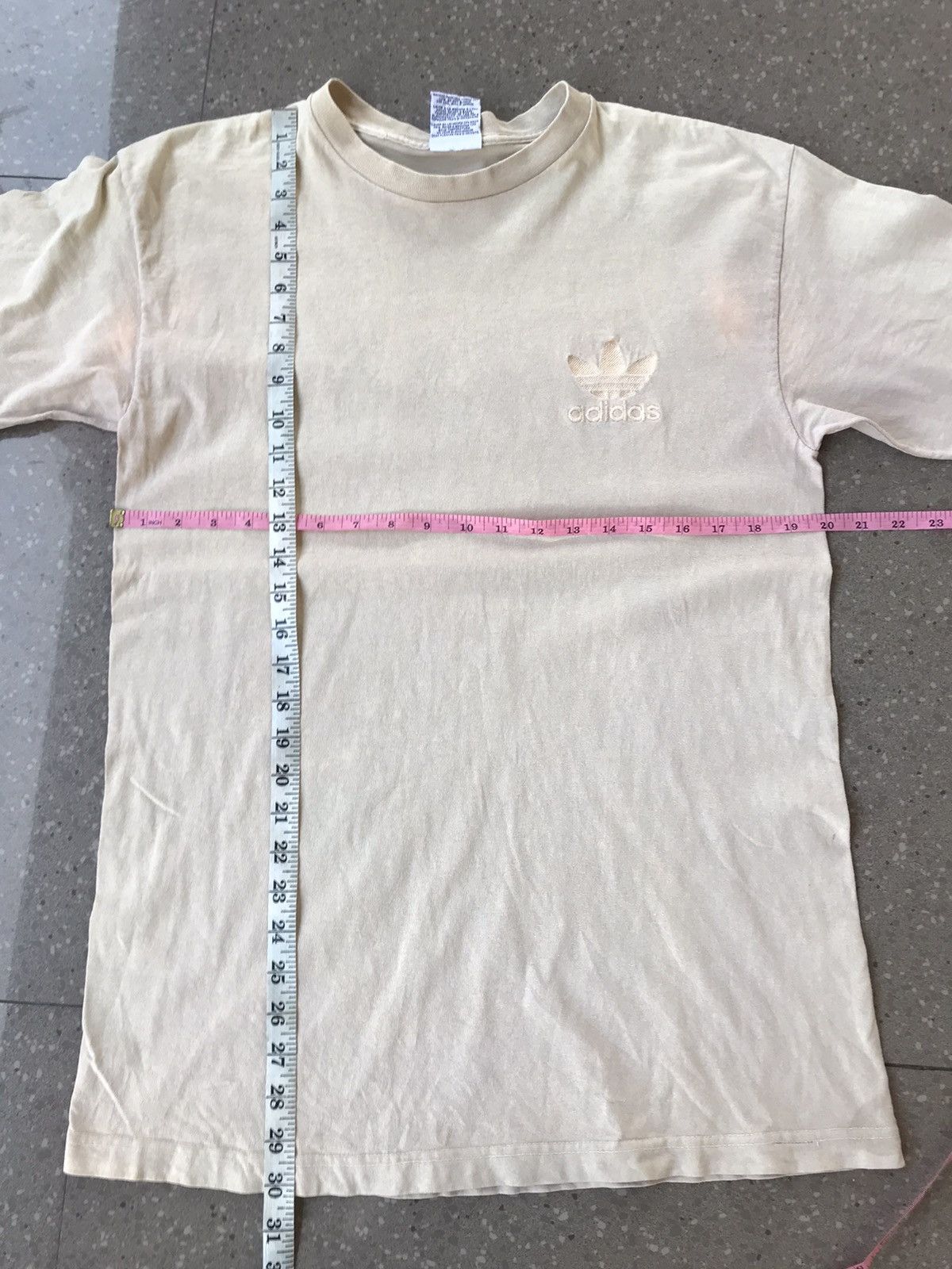 Adidas Vintage 90s Adidas Trefoil Crewneck Tshirt Size US S / EU 44-46 / 1 - 7 Thumbnail