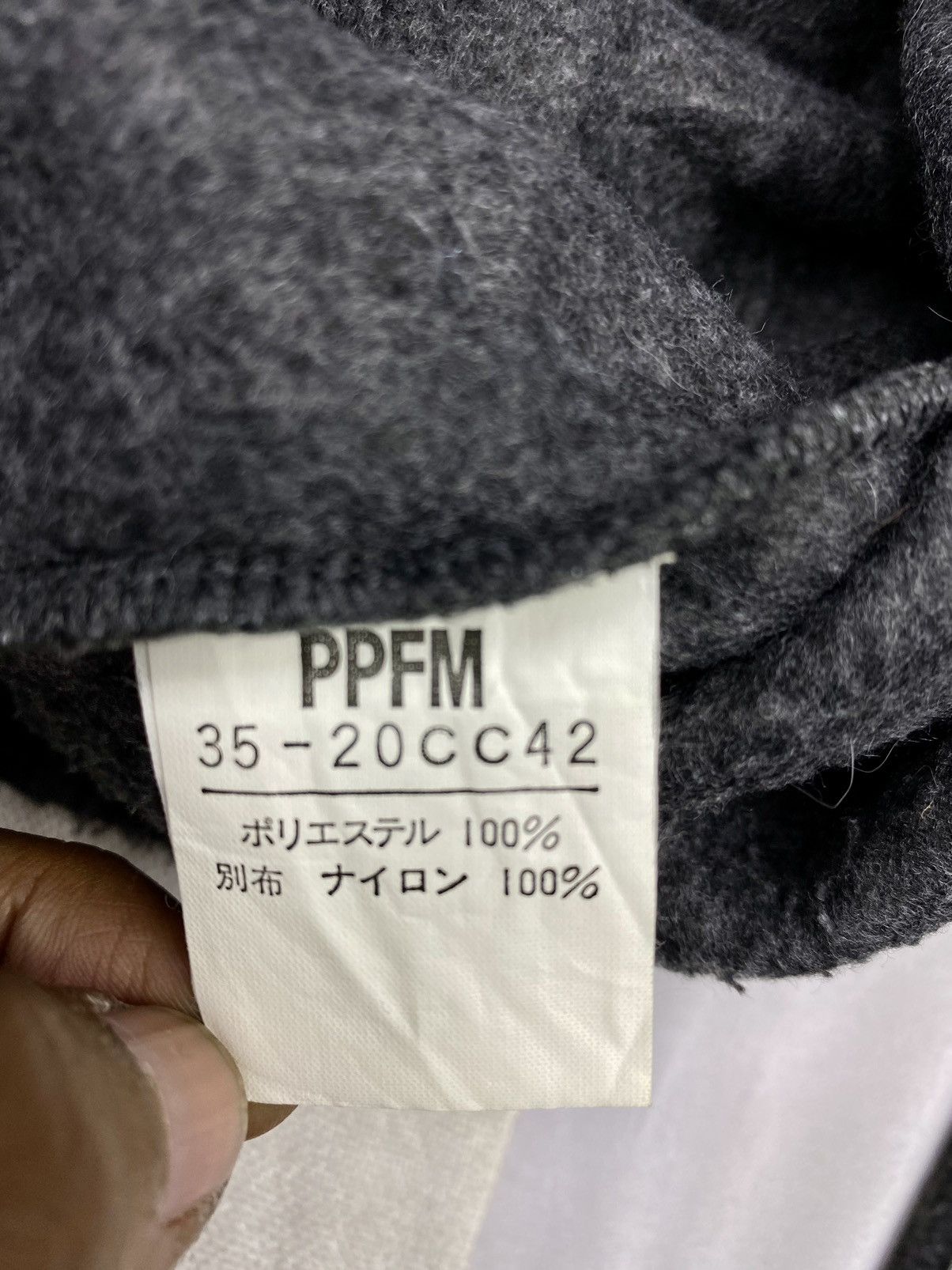 Japanese Brand × PPFM PPFM FLEECE SWEATER HOODIE Size US S / EU 44-46 / 1 - 14 Thumbnail