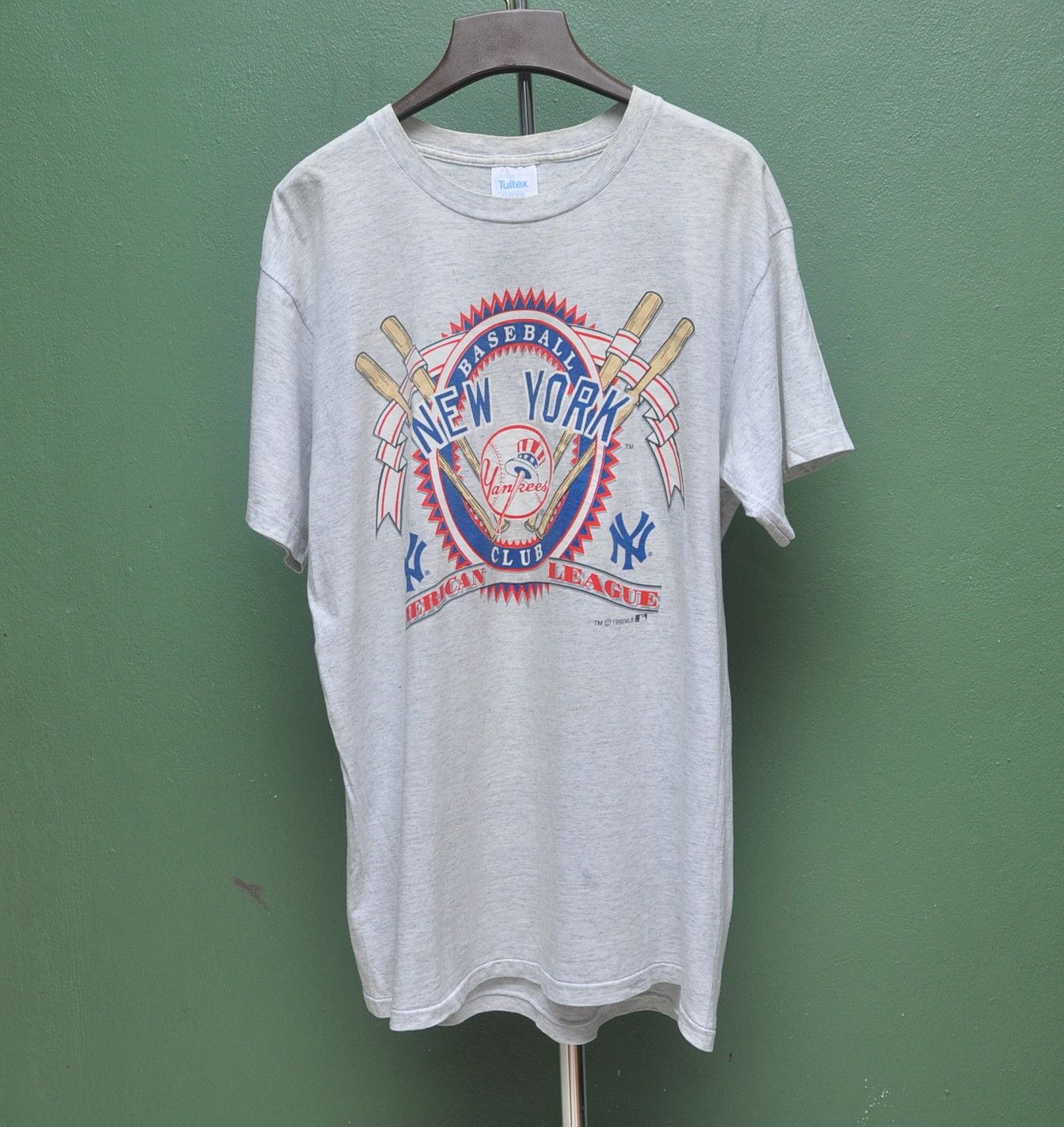 NBA × Vintage Vintage Yankees New York Baseball 1990 Shirt Travis Scott Size US XL / EU 56 / 4 - 1 Thumbnail