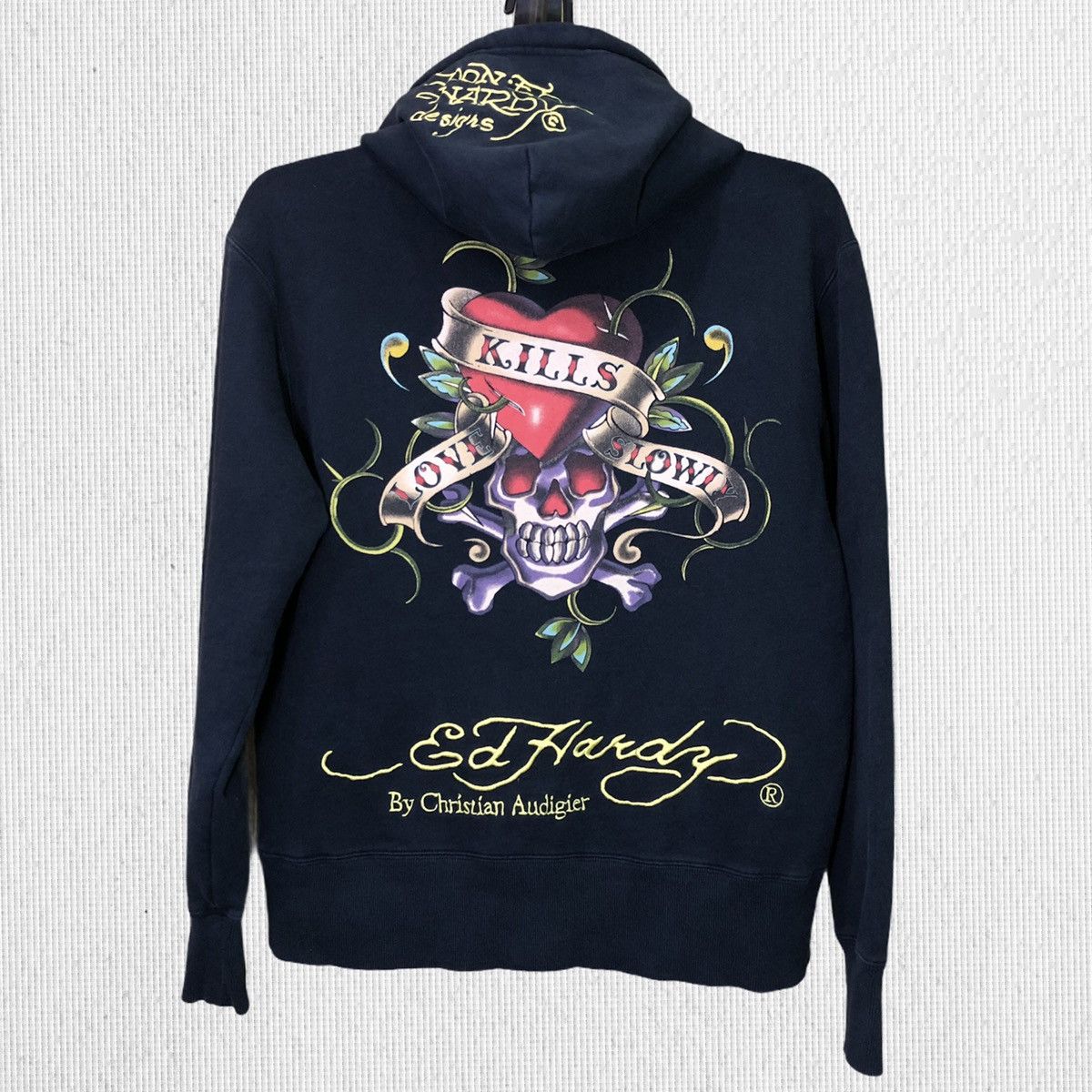 Christian Audigier Ed Hardy Christian Audigier Zipper Hoodir Size US L / EU 52-54 / 3 - 1 Thumbnail