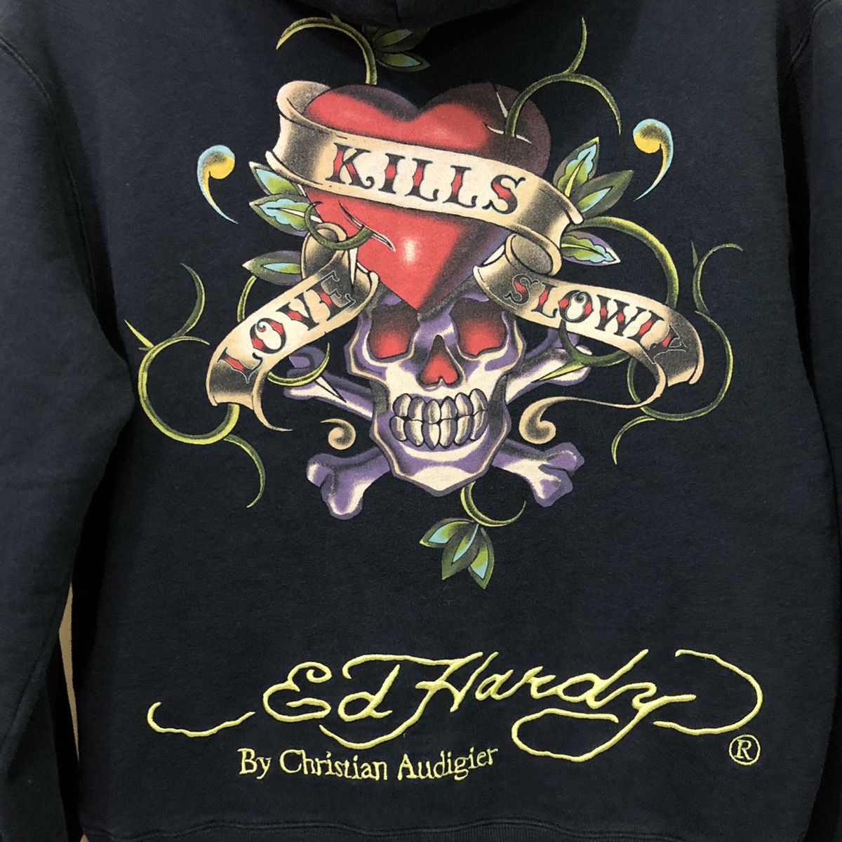 Christian Audigier Ed Hardy Christian Audigier Zipper Hoodir Size US L / EU 52-54 / 3 - 7 Thumbnail