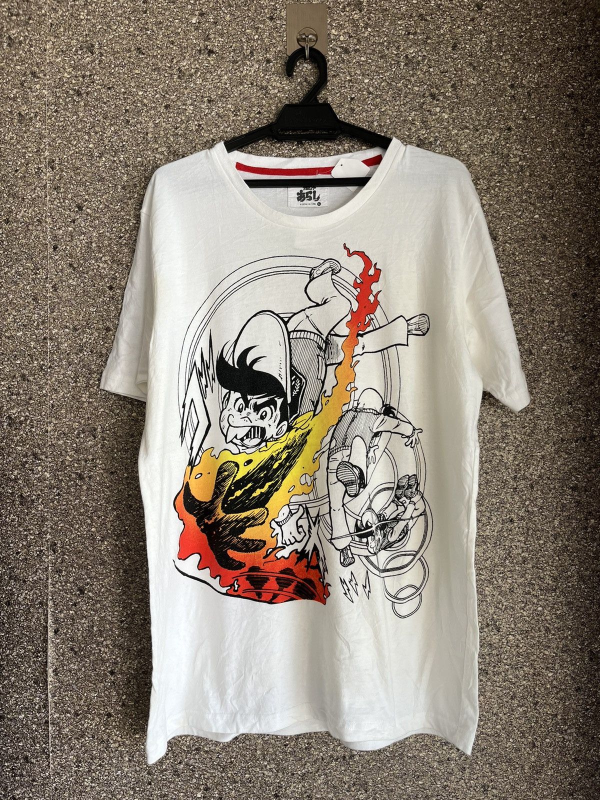 image of Anima Tshirt Ft28 in White, Men's (Size 2XL)