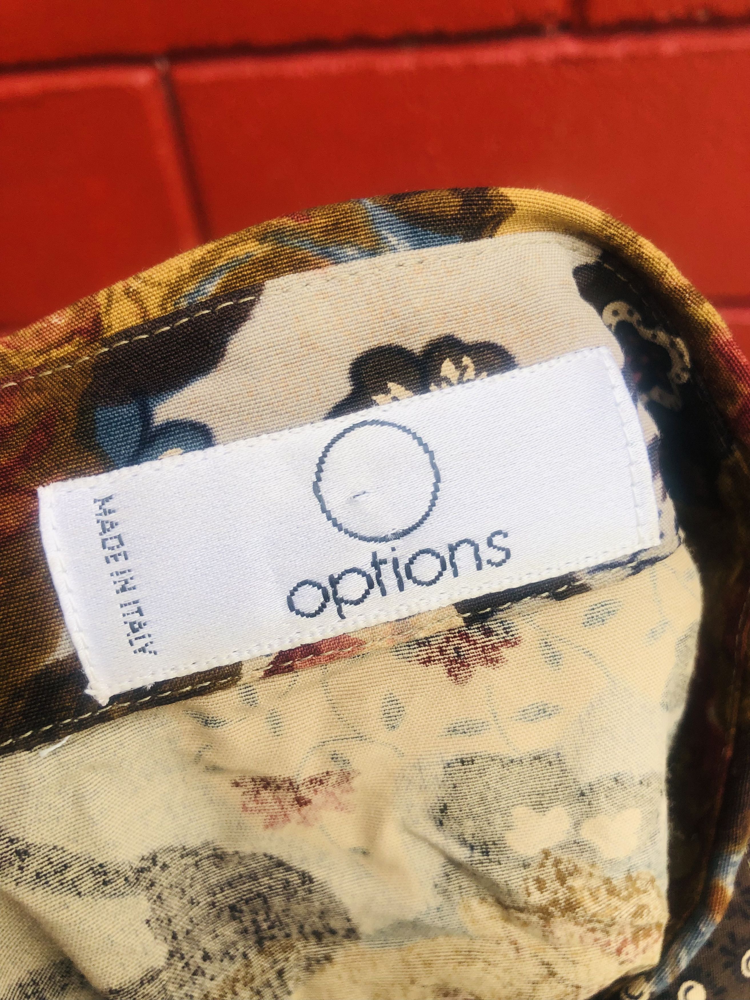 Japanese Brand × Vintage Vintage Options Italian Designer Fashion Style Shirt Size US L / EU 52-54 / 3 - 7 Thumbnail