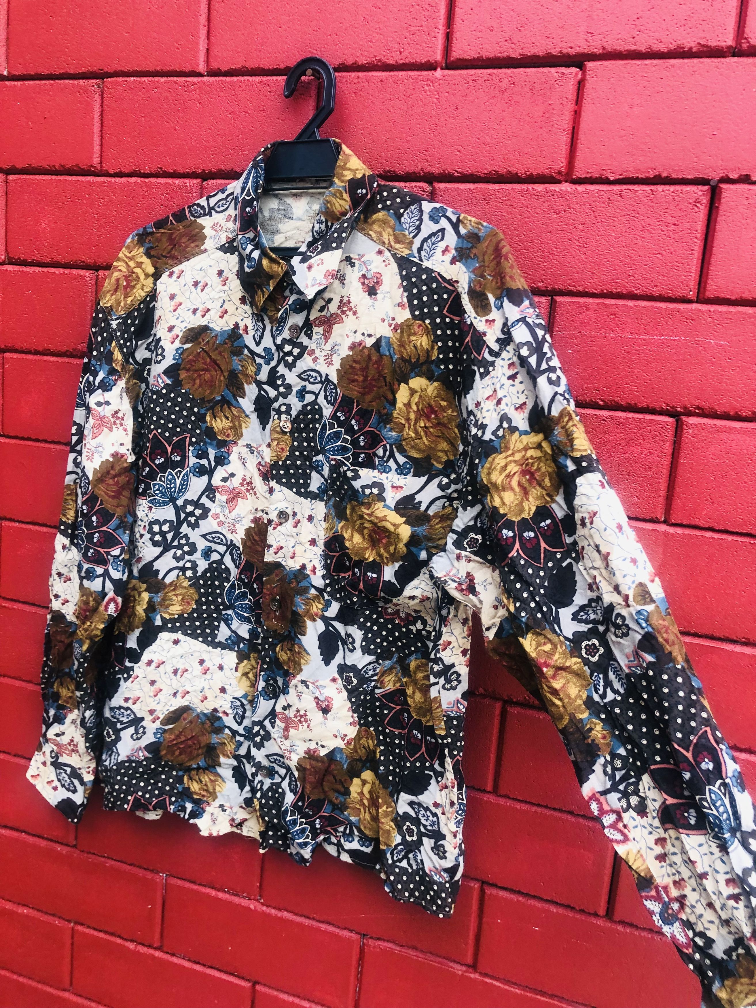 Japanese Brand × Vintage Vintage Options Italian Designer Fashion Style Shirt Size US L / EU 52-54 / 3 - 5 Thumbnail