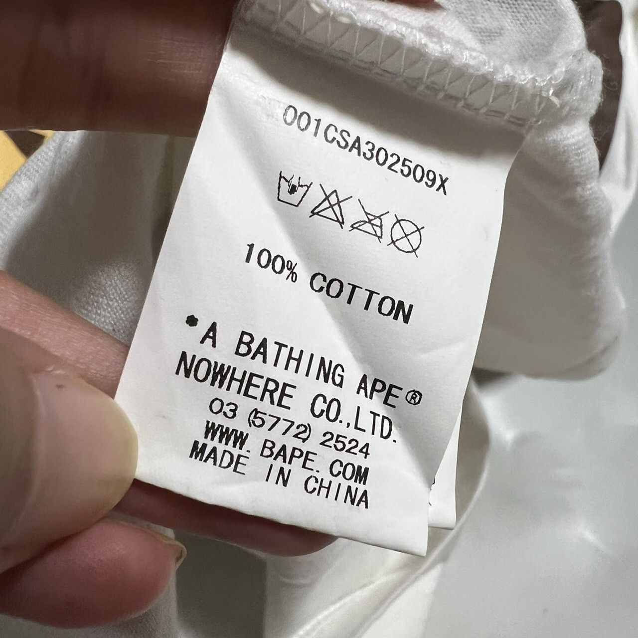Bape BAPE APE HEAD White TEE Size ONE SIZE - 4 Thumbnail