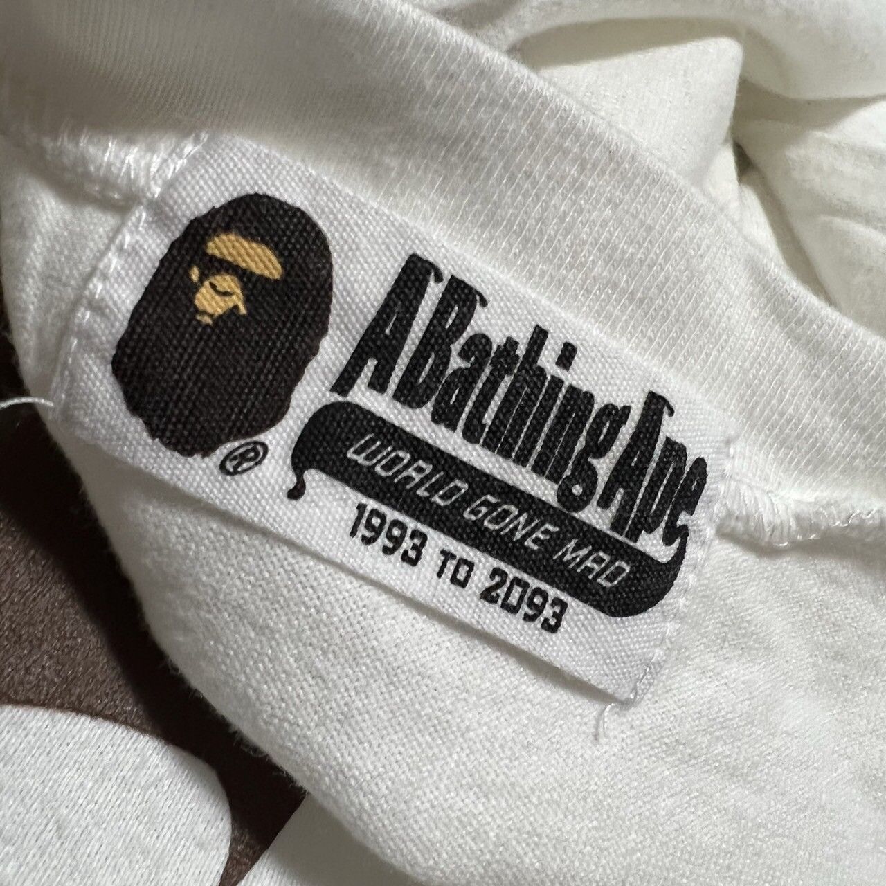Bape BAPE APE HEAD White TEE Size ONE SIZE - 3 Thumbnail