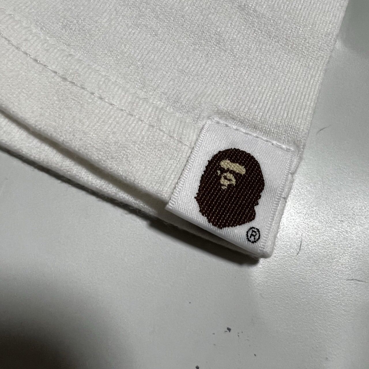 Bape BAPE APE HEAD White TEE Size ONE SIZE - 2 Thumbnail