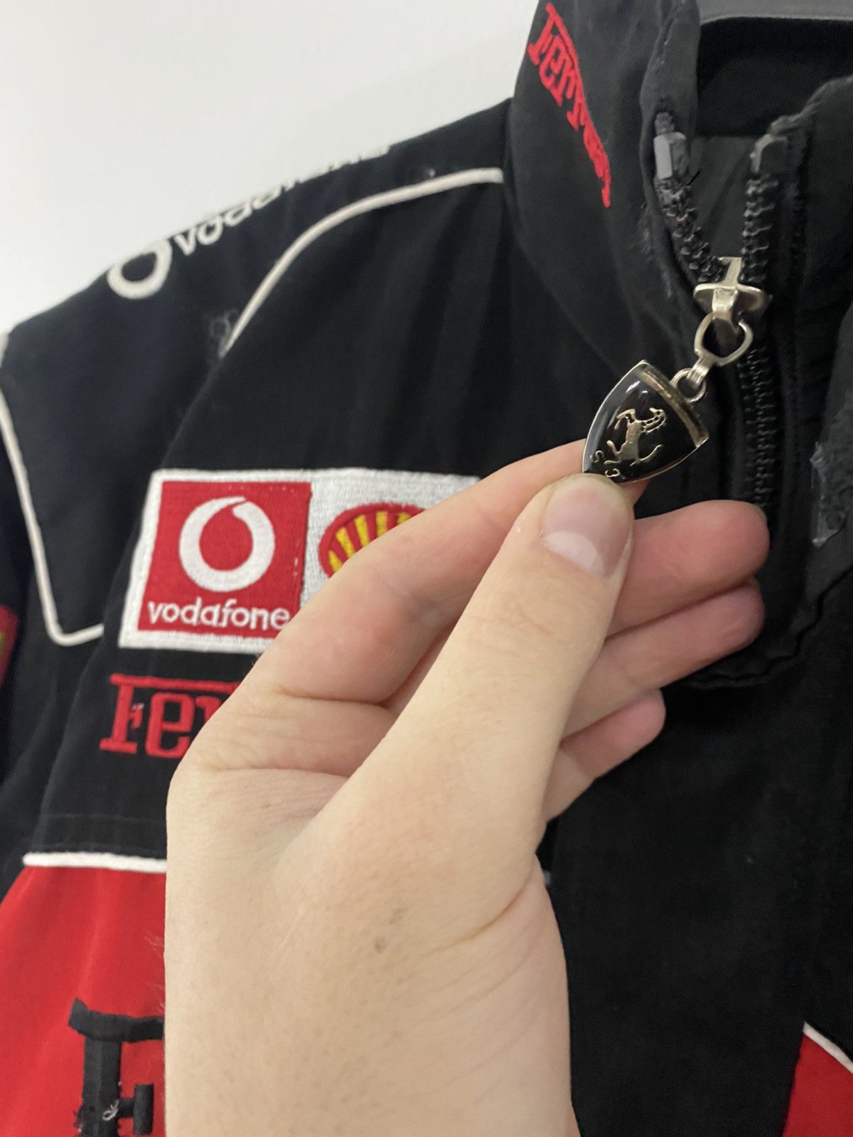 Ferrari × Vintage WMNS Ferrari Vodafone F-1 Vintage Racing Jacket Size US XXS / EU 40 - 6 Thumbnail