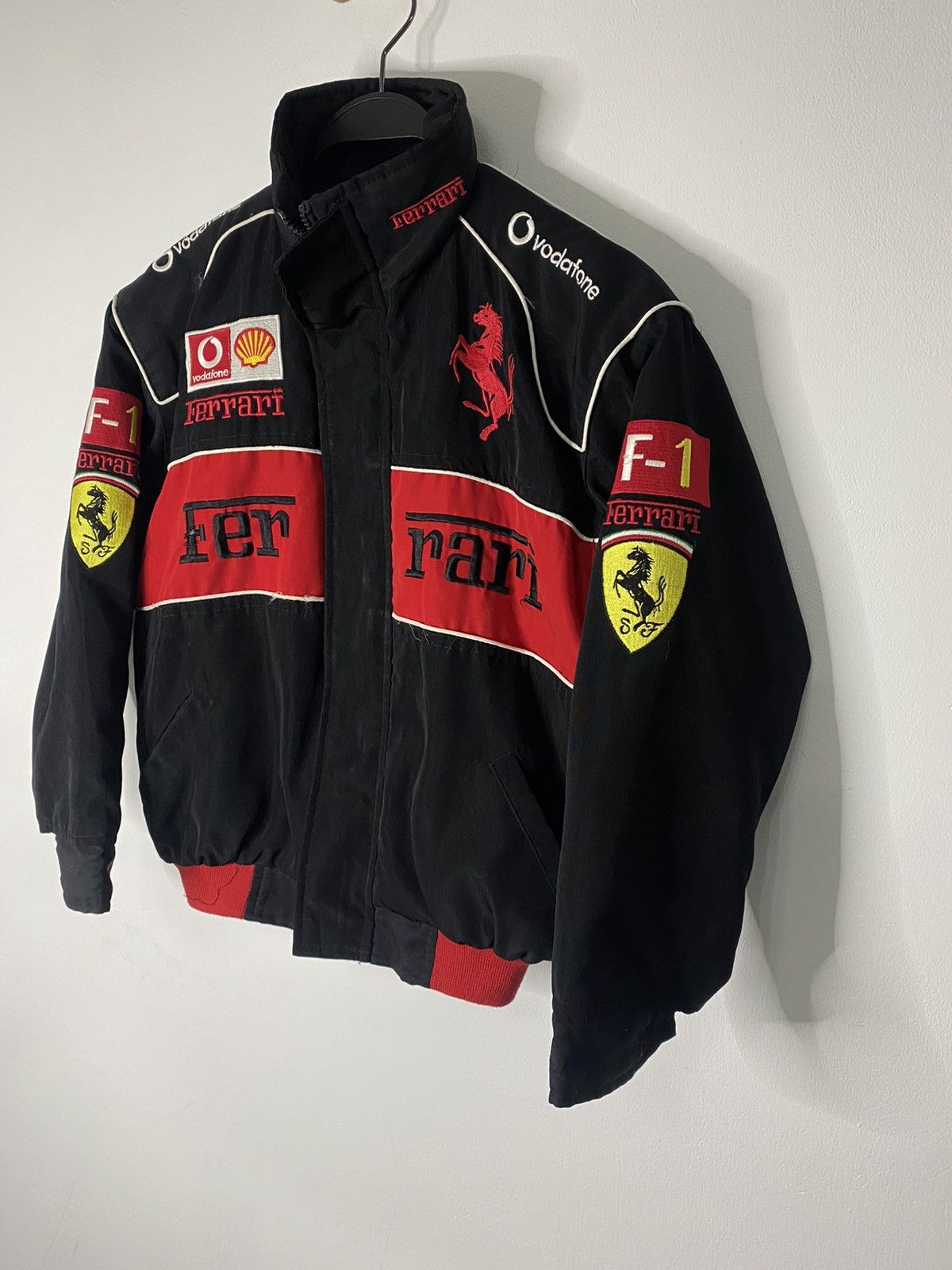 Ferrari × Vintage WMNS Ferrari Vodafone F-1 Vintage Racing Jacket Size US XXS / EU 40 - 4 Thumbnail