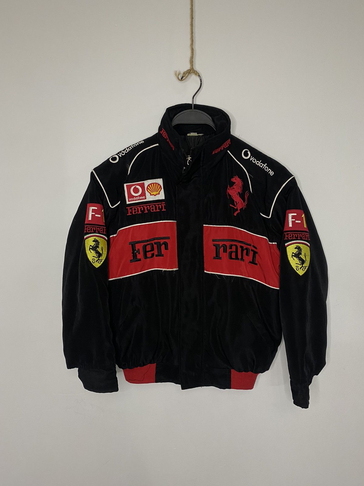 Ferrari × Vintage WMNS Ferrari Vodafone F-1 Vintage Racing Jacket Size US XXS / EU 40 - 2 Thumbnail
