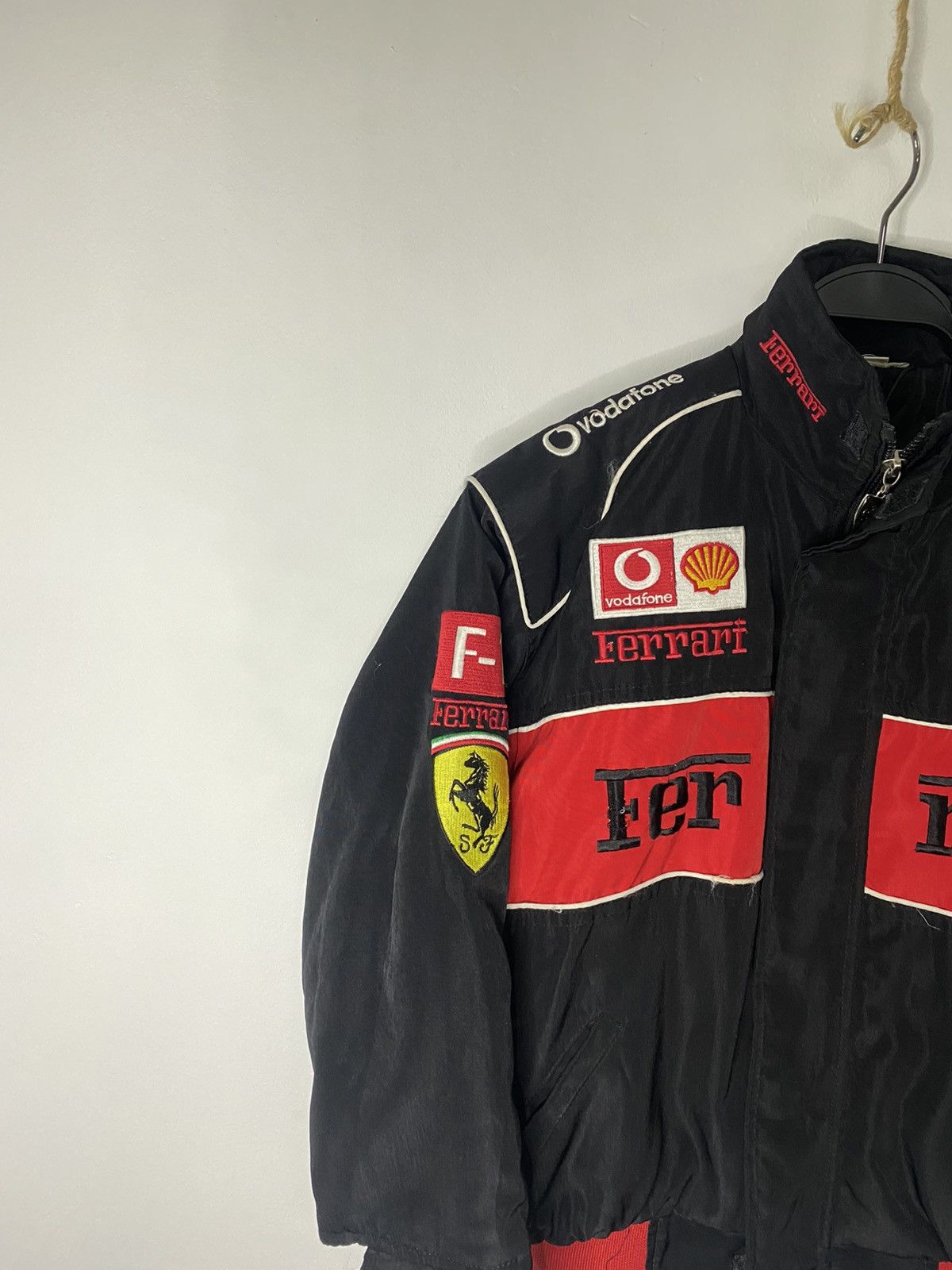 Ferrari × Vintage WMNS Ferrari Vodafone F-1 Vintage Racing Jacket Size US XXS / EU 40 - 5 Thumbnail