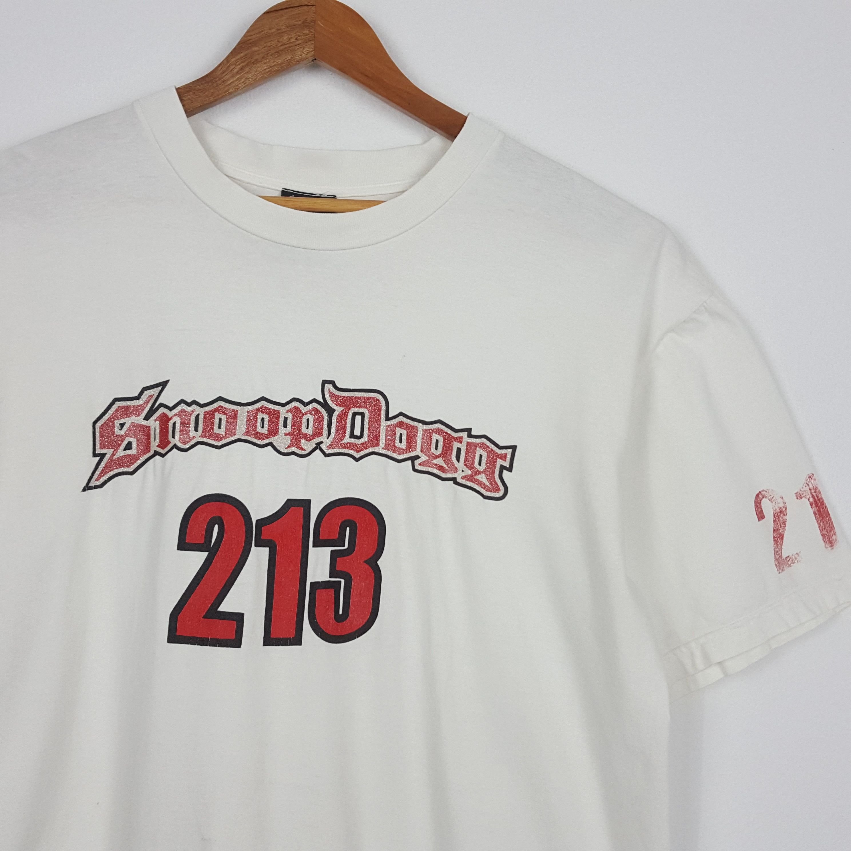 Rap Tees × Snoop Dogg × Vintage Vintage Snoop Dogg 213 Hip-hop Rap Tees t-shirt Size US XL / EU 56 / 4 - 2 Thumbnail