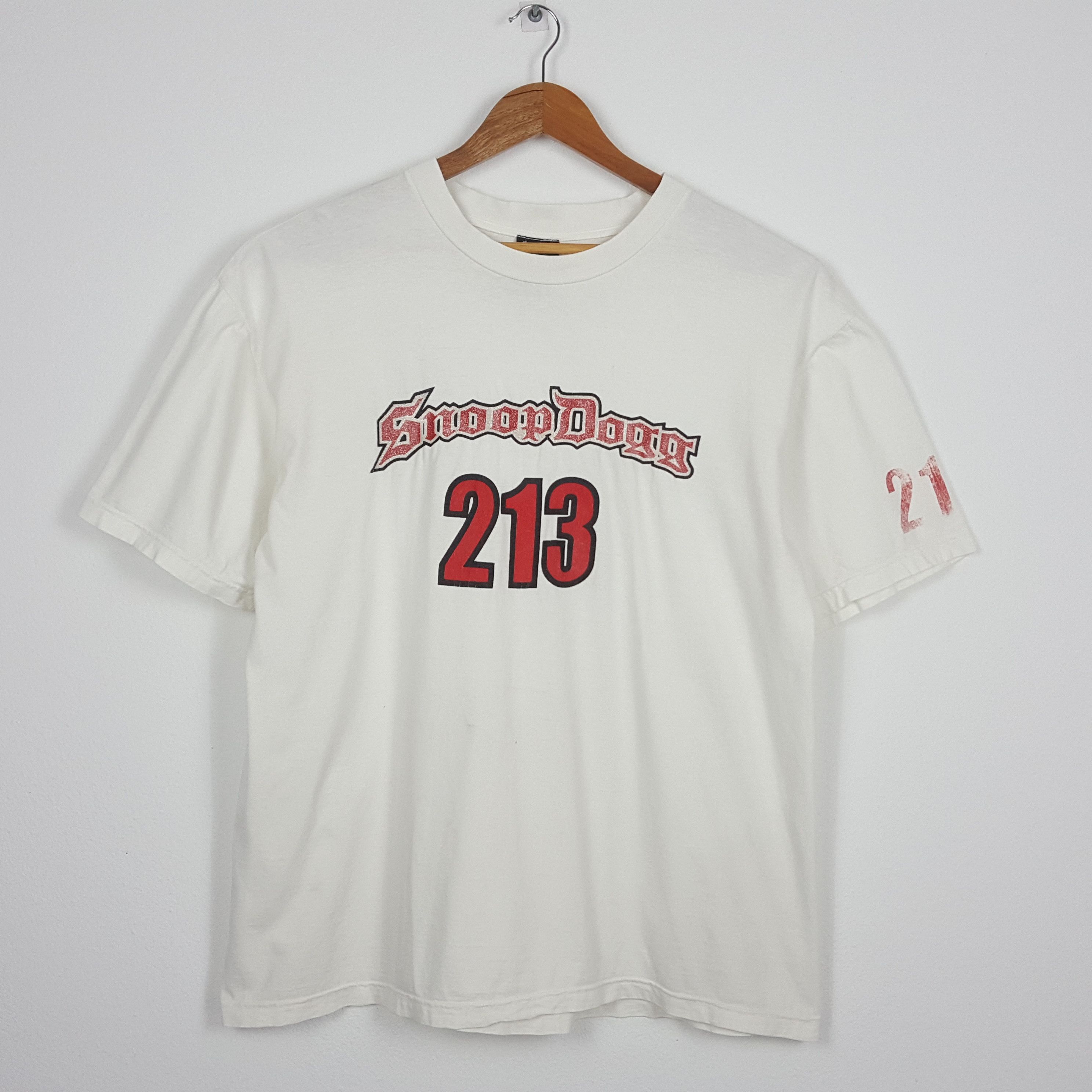 Rap Tees × Snoop Dogg × Vintage Vintage Snoop Dogg 213 Hip-hop Rap Tees t-shirt Size US XL / EU 56 / 4 - 1 Thumbnail