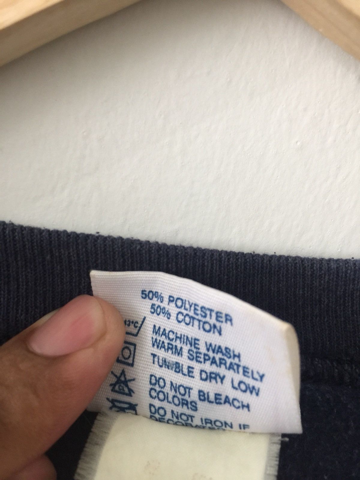 Delta 80’s Navy Delta Fifty-Fifty Material Made In USA Sweatshirts Size US M / EU 48-50 / 2 - 3 Thumbnail