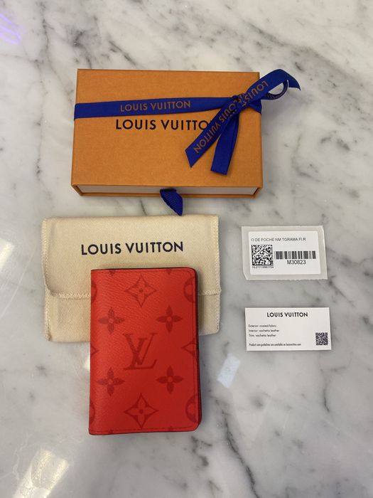 Louis Vuitton Louis Vuitton Fire Red Monogram Pocket Organizer