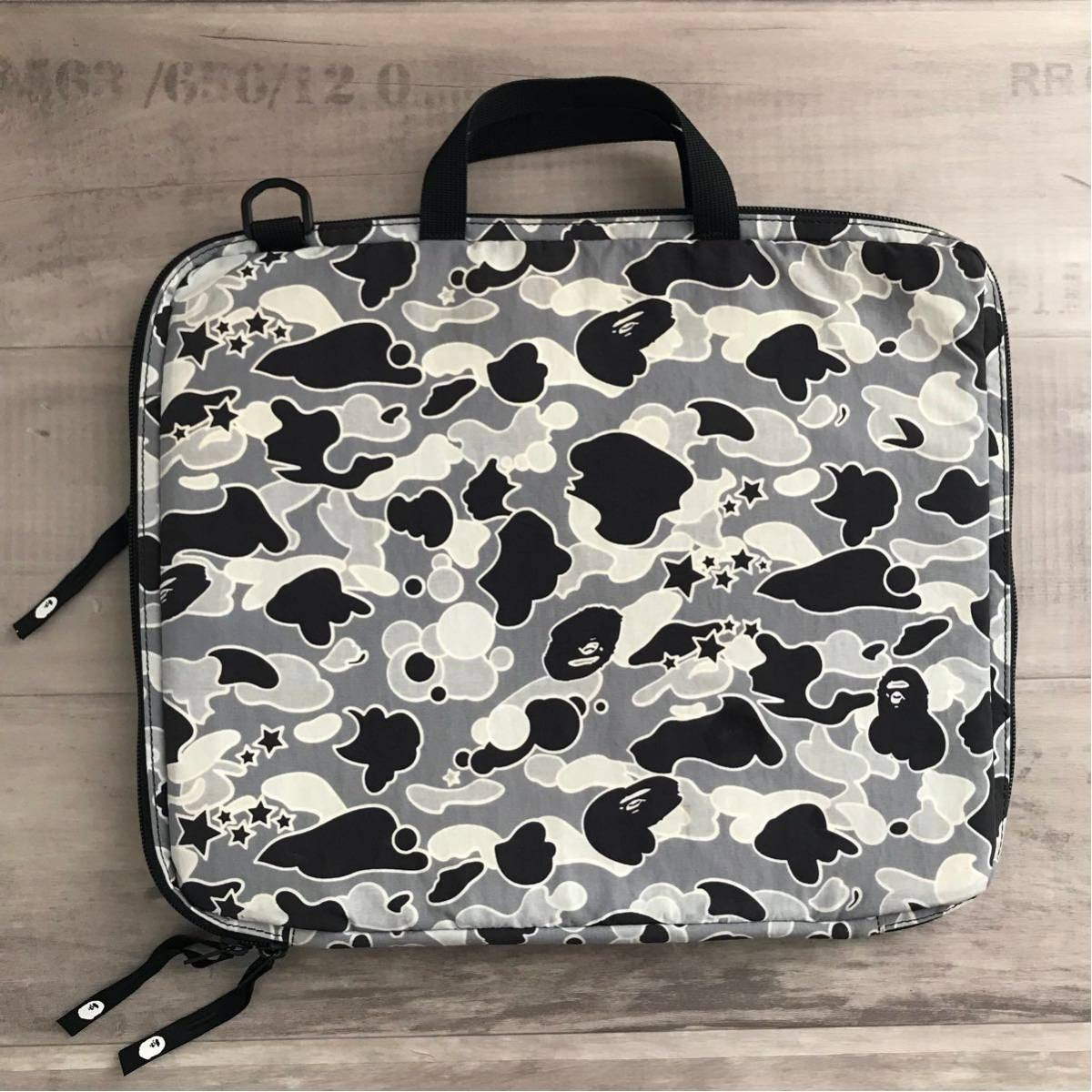 Pc Case Bape Laptop Bag ポーター×エイプ Wネームコラボ迷彩柄の