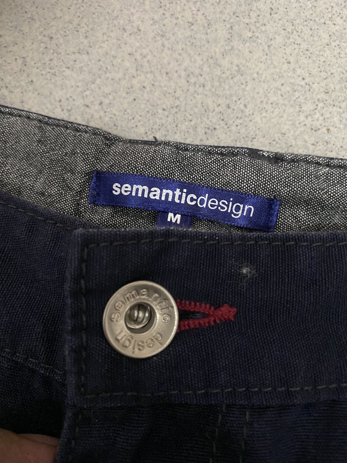 Japanese Brand × Vintage Steals‼️Vintage Semantic Design Indigo Denim Jeans Size US 31 - 6 Thumbnail