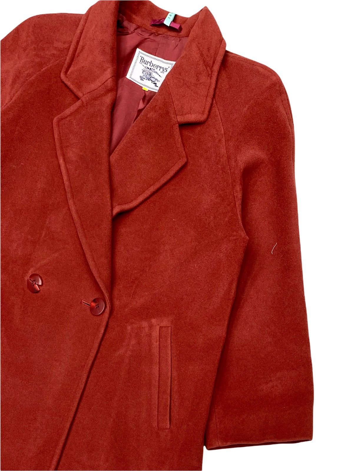 Burberry × Burberry Prorsum VINTAGE BURBERRYS WOOL SUEDE OVERCOAT Size M / US 6-8 / IT 42-44 - 7 Thumbnail