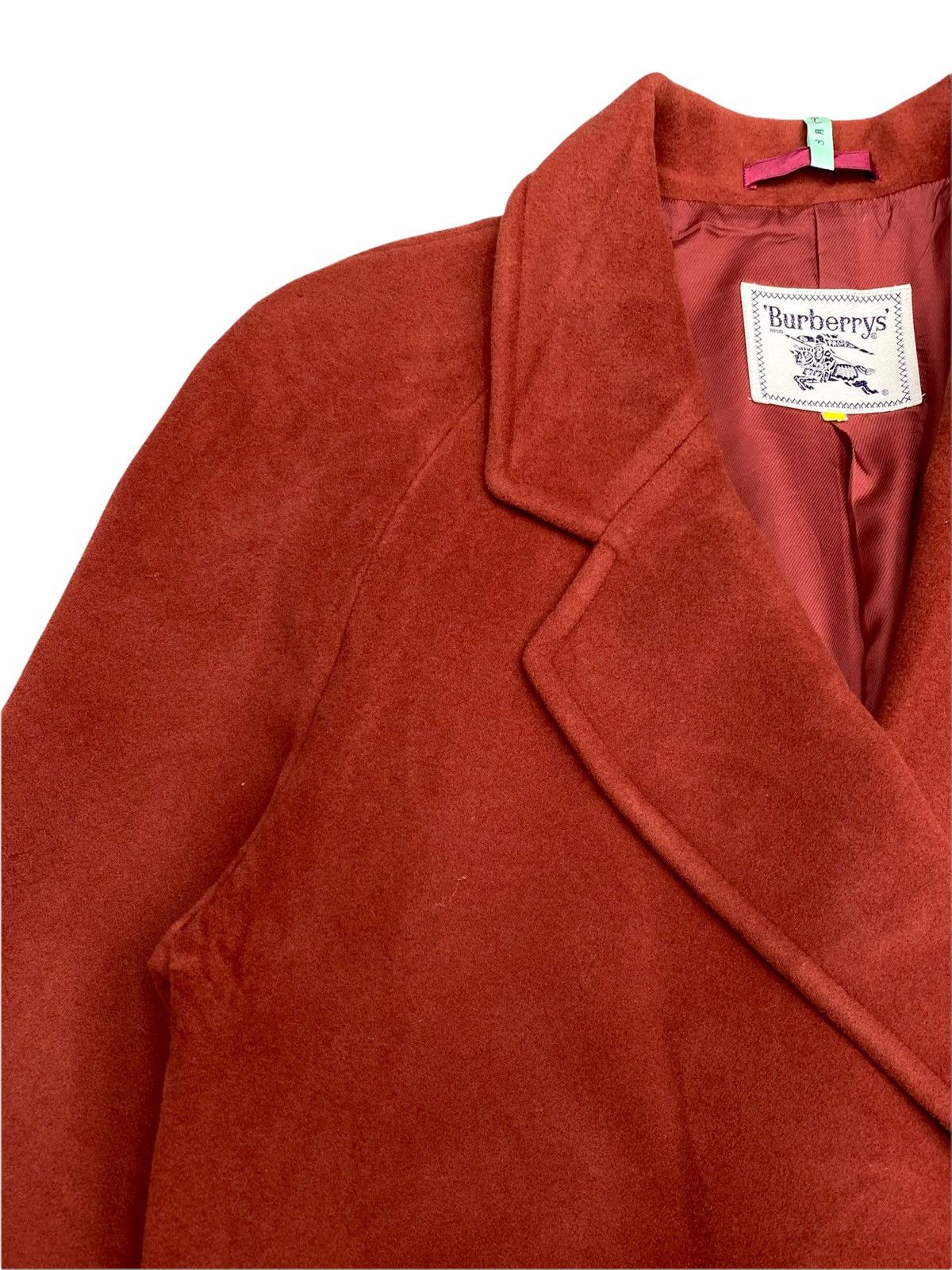Burberry × Burberry Prorsum VINTAGE BURBERRYS WOOL SUEDE OVERCOAT Size M / US 6-8 / IT 42-44 - 6 Thumbnail