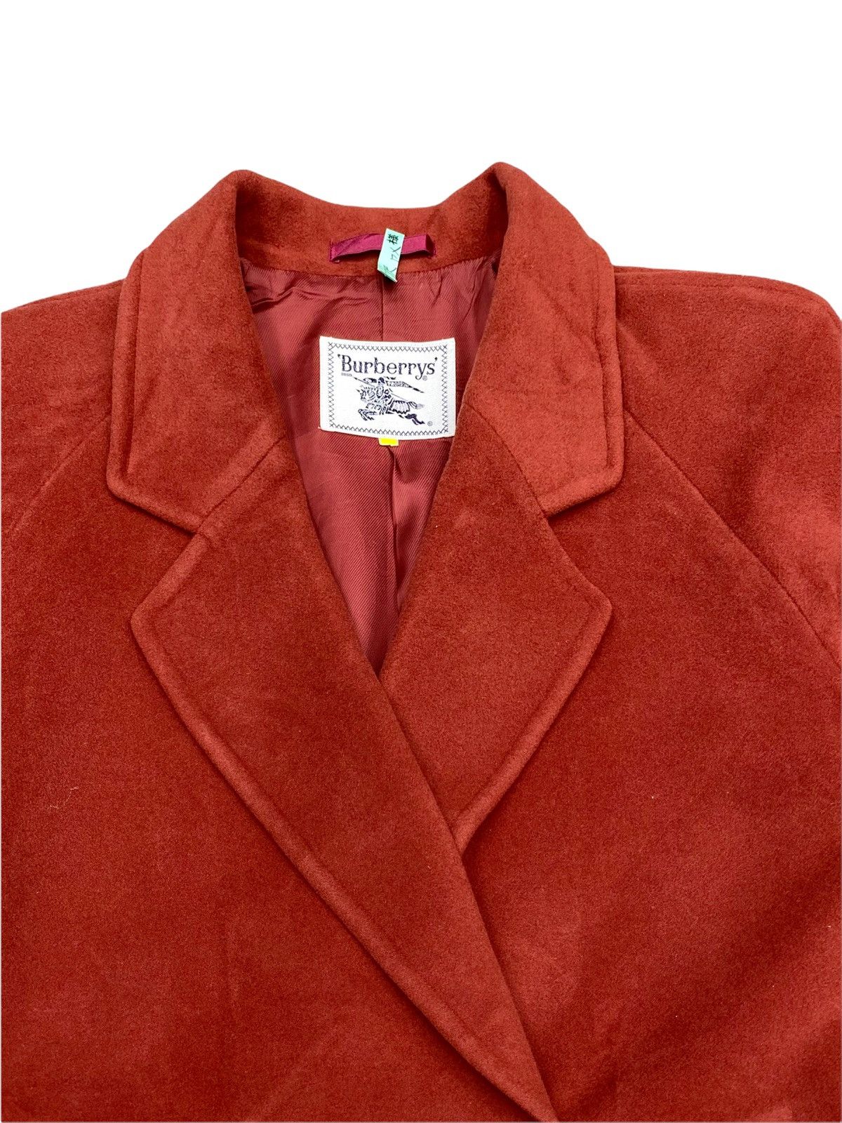 Burberry × Burberry Prorsum VINTAGE BURBERRYS WOOL SUEDE OVERCOAT Size M / US 6-8 / IT 42-44 - 4 Thumbnail