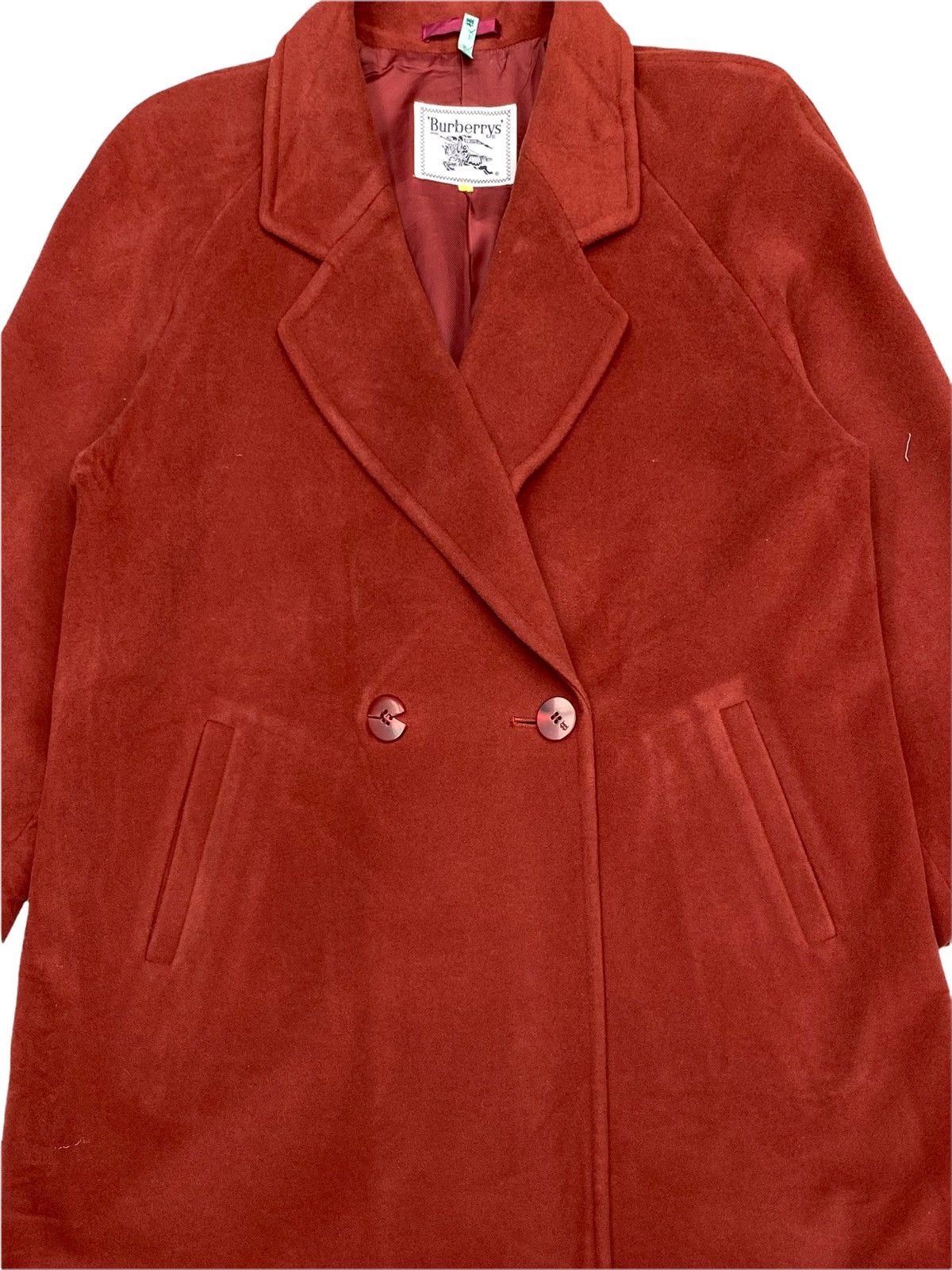 Burberry × Burberry Prorsum VINTAGE BURBERRYS WOOL SUEDE OVERCOAT Size M / US 6-8 / IT 42-44 - 3 Thumbnail