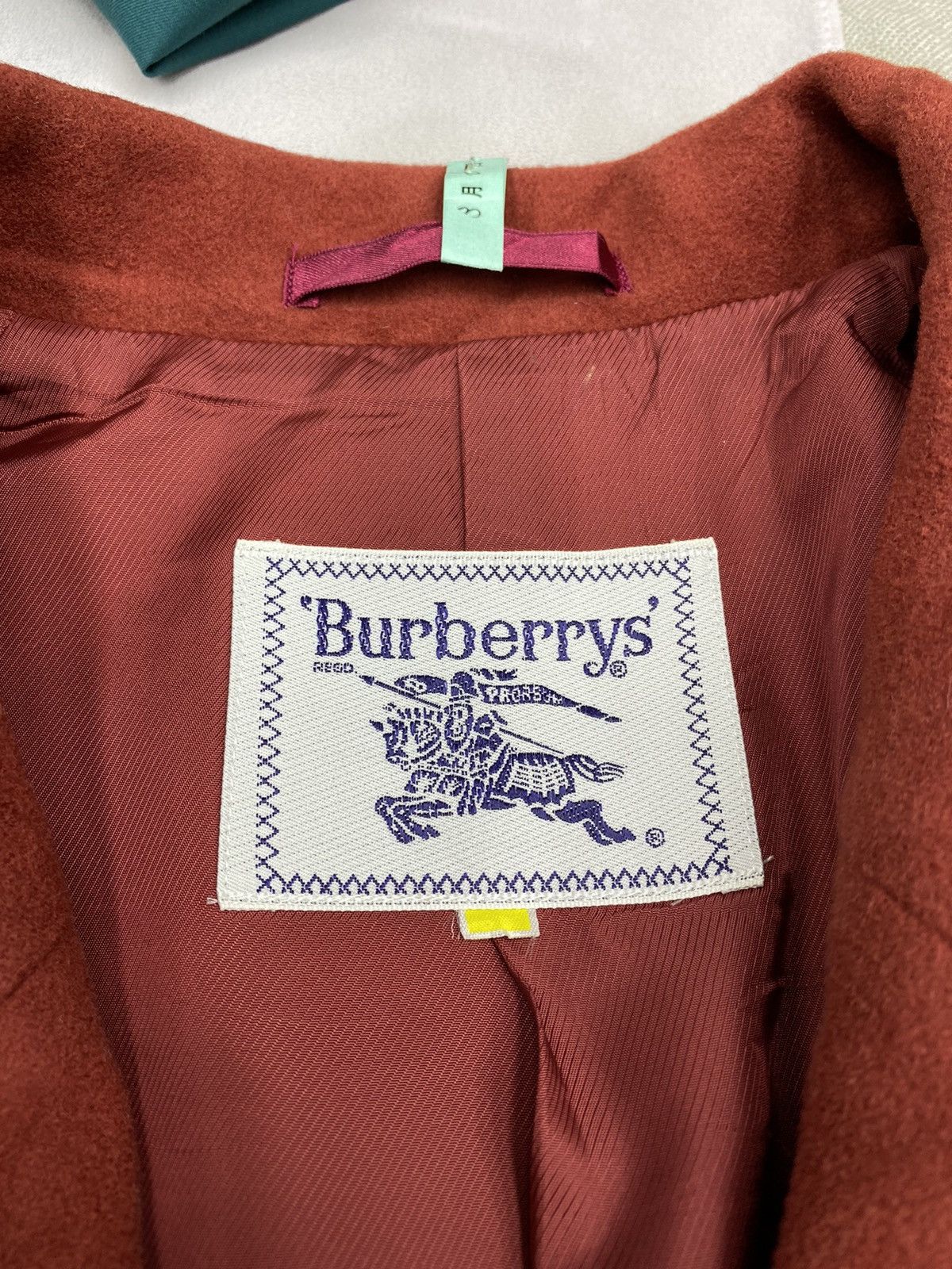 Burberry × Burberry Prorsum VINTAGE BURBERRYS WOOL SUEDE OVERCOAT Size M / US 6-8 / IT 42-44 - 16 Thumbnail