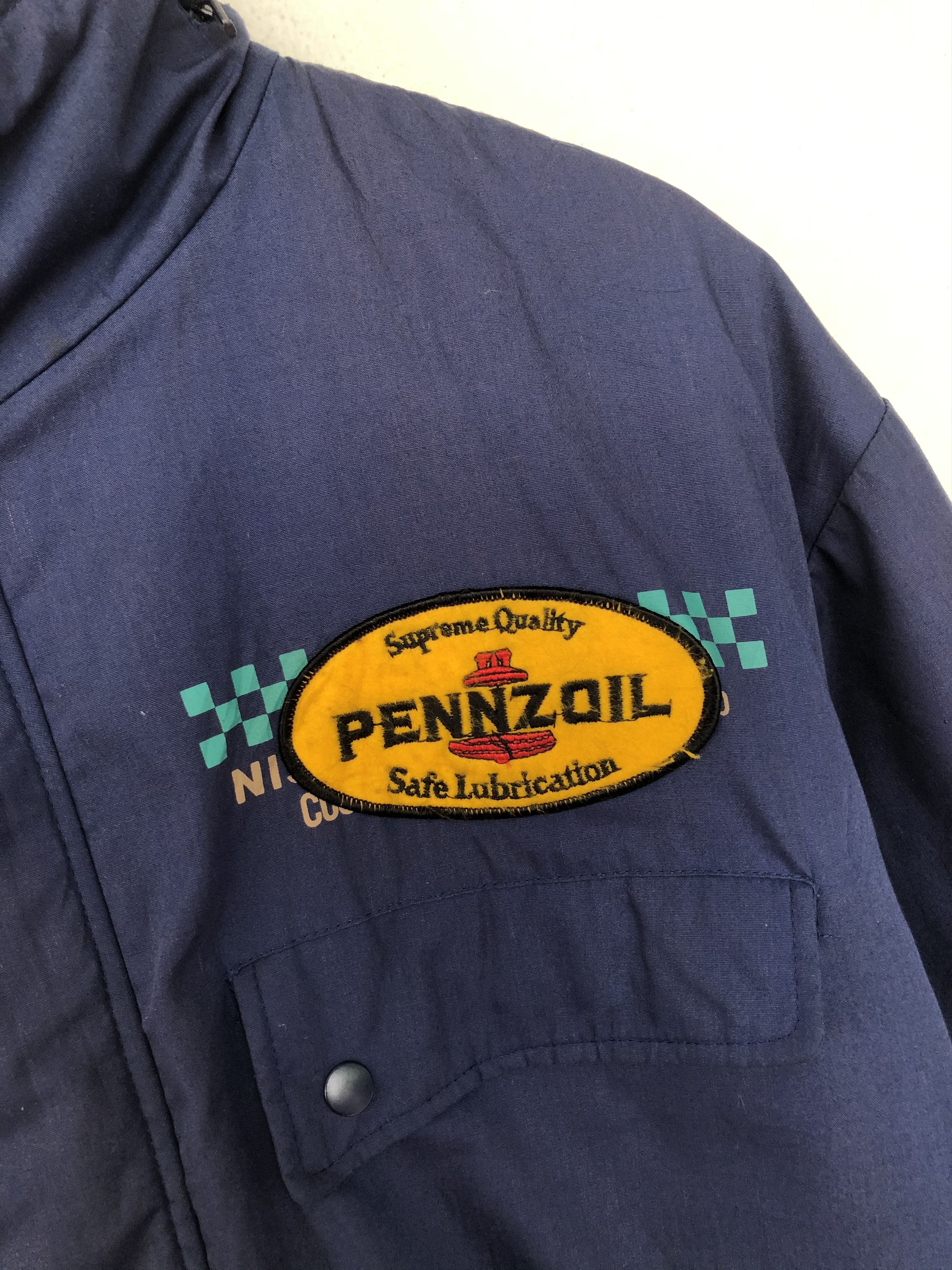 Japanese Brand × Vintage VINTAGE NISSAN X PENNZOIL BIG LOGO JACKET Size US M / EU 48-50 / 2 - 5 Thumbnail