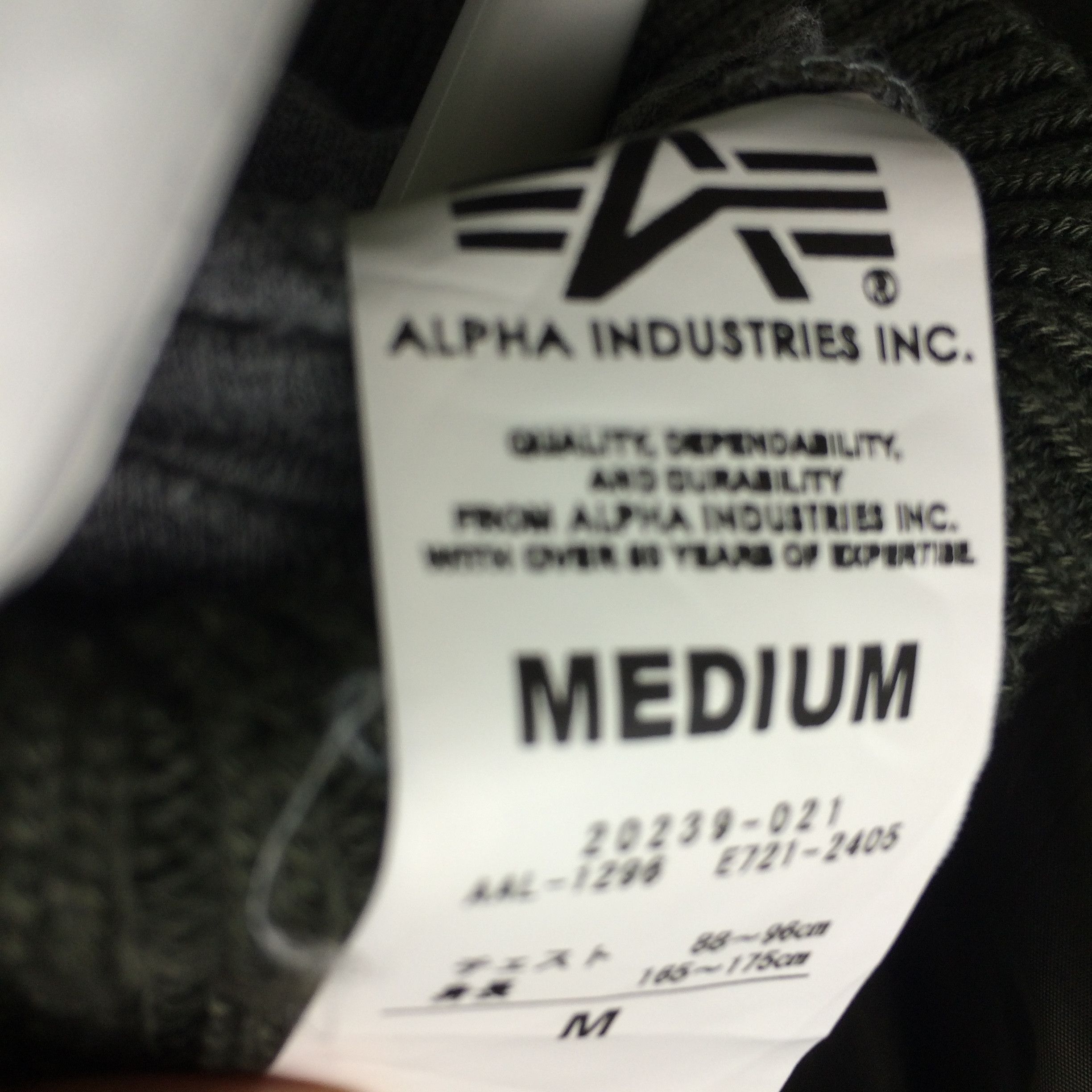 Alpha Industries Z48 ALPHA INDUSTRIES INC ARMY PARKA BOMBER HOODIE JACKET Size US M / EU 48-50 / 2 - 5 Thumbnail