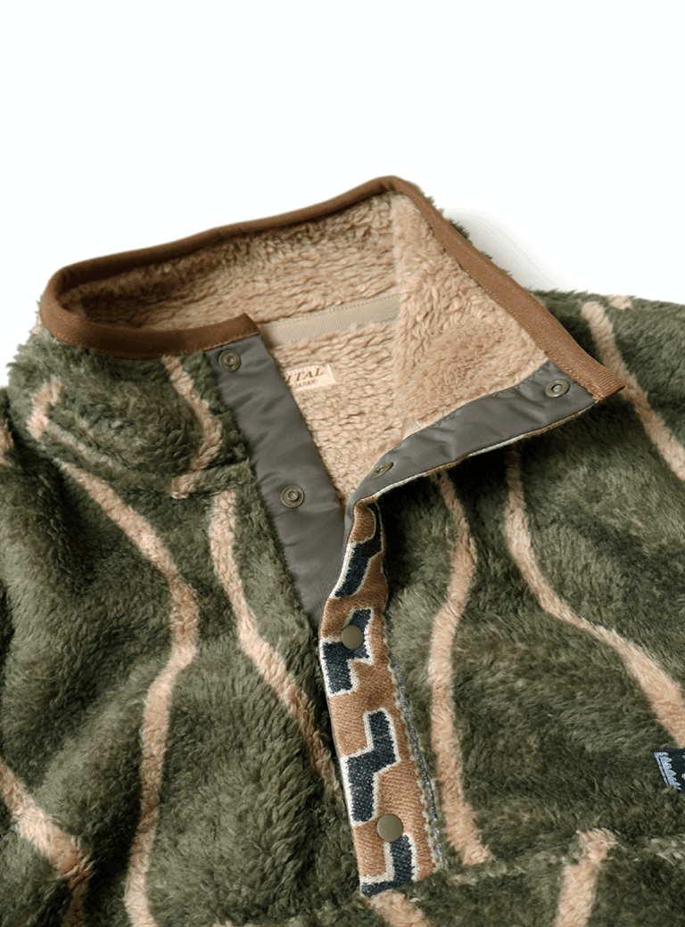 Kapital × Kapital Kountry KAPITAL Drunken Striped Fleece Snap Size US XL / EU 56 / 4 - 5 Thumbnail